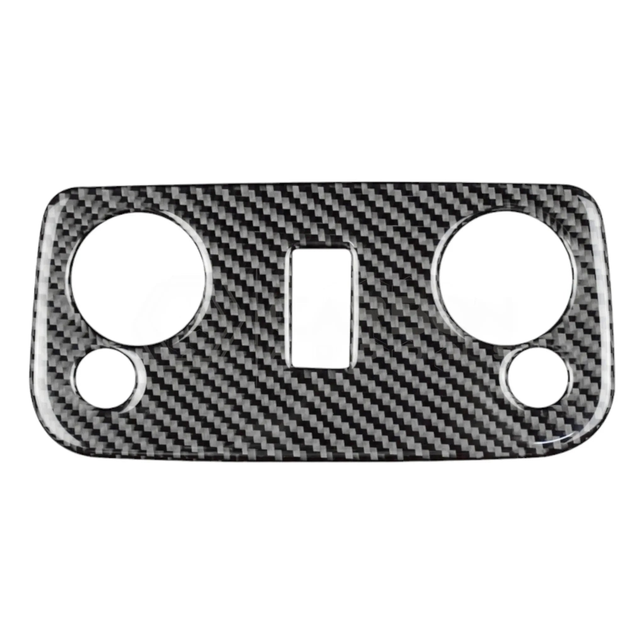 Real Carbon Fiber Overhead Dome Reading Light Trim Overlay For S197 Mustang 2005-2009