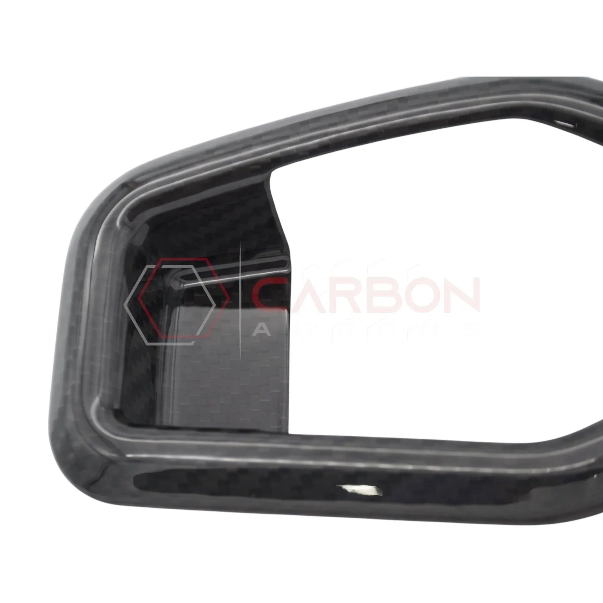 Real Carbon Fiber Seat Release Handle Trim Covers for 2024+ Ford Mustang