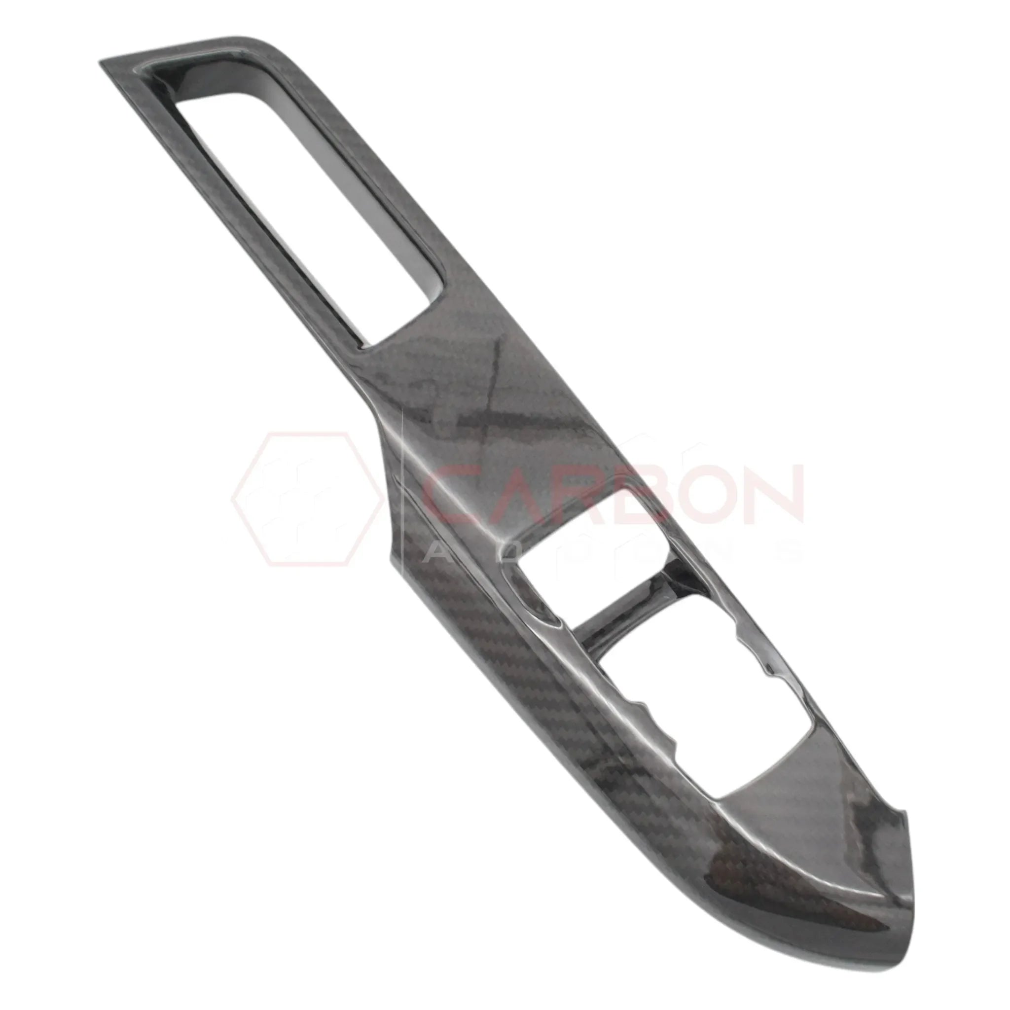 Real Carbon Fiber Window Switch Control Trim Covers V2 for 2024+ Ford Mustang