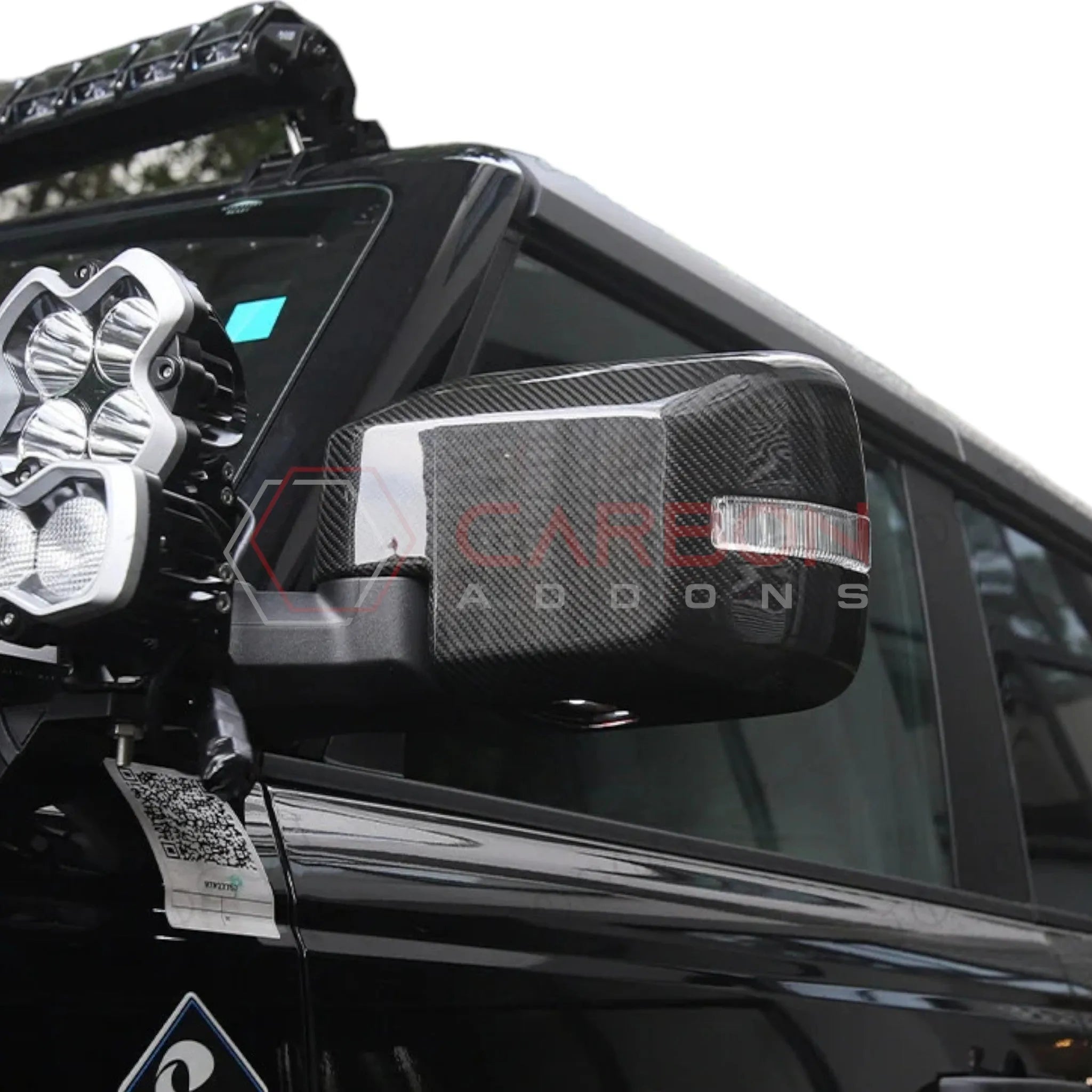 2021+ Bronco Real Carbon Fiber Mirror Cap Cover