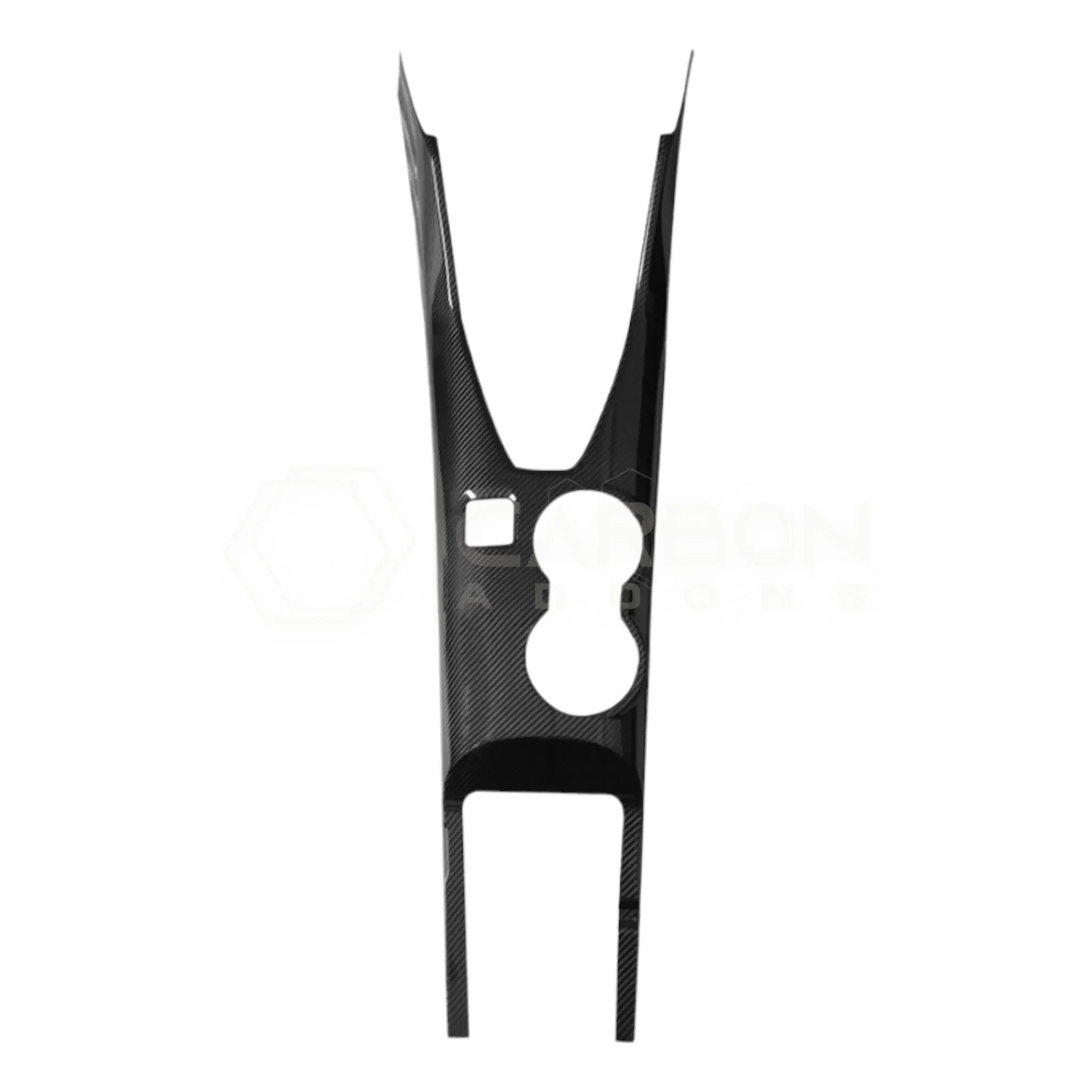 Real Carbon Fiber Center Console Trim Cover for 2024+ Ford Mustang