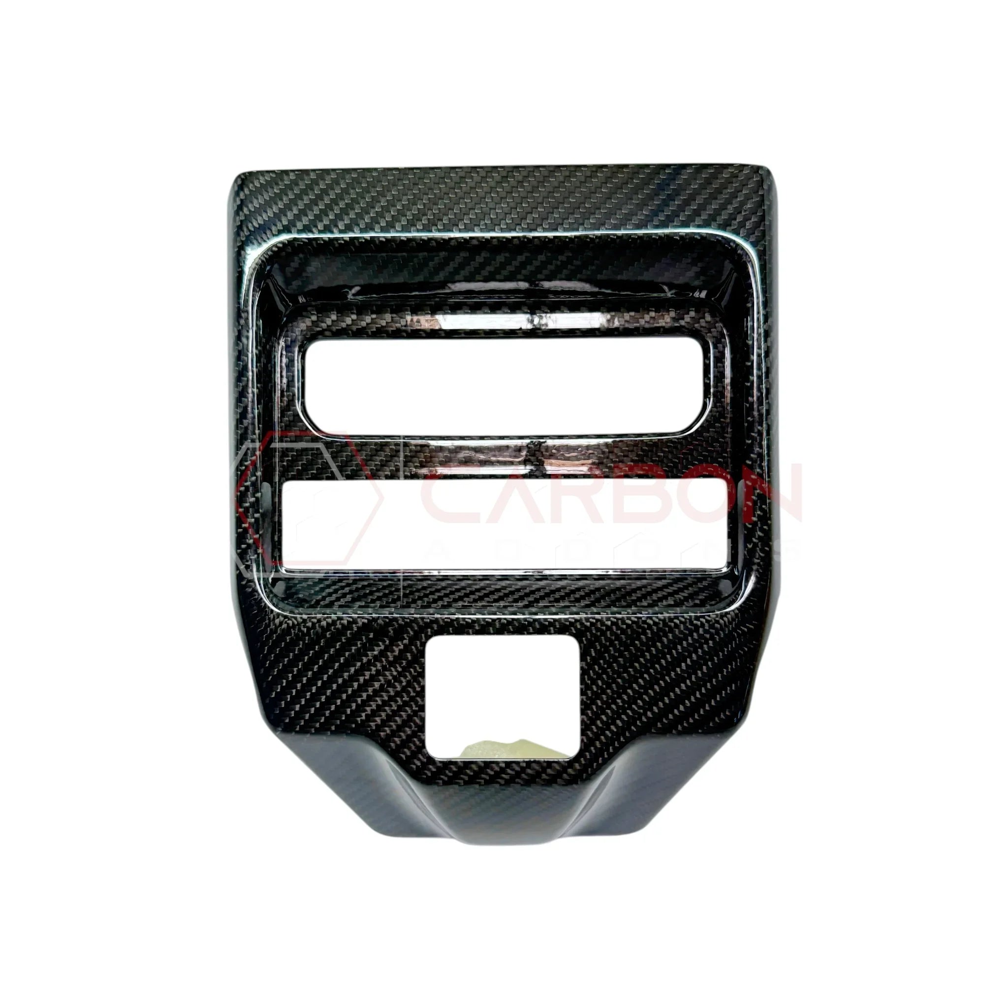 2019+ RAM 1500/TRX Interior Rear AC Vent Center Trim Real Carbon Fiber Cover