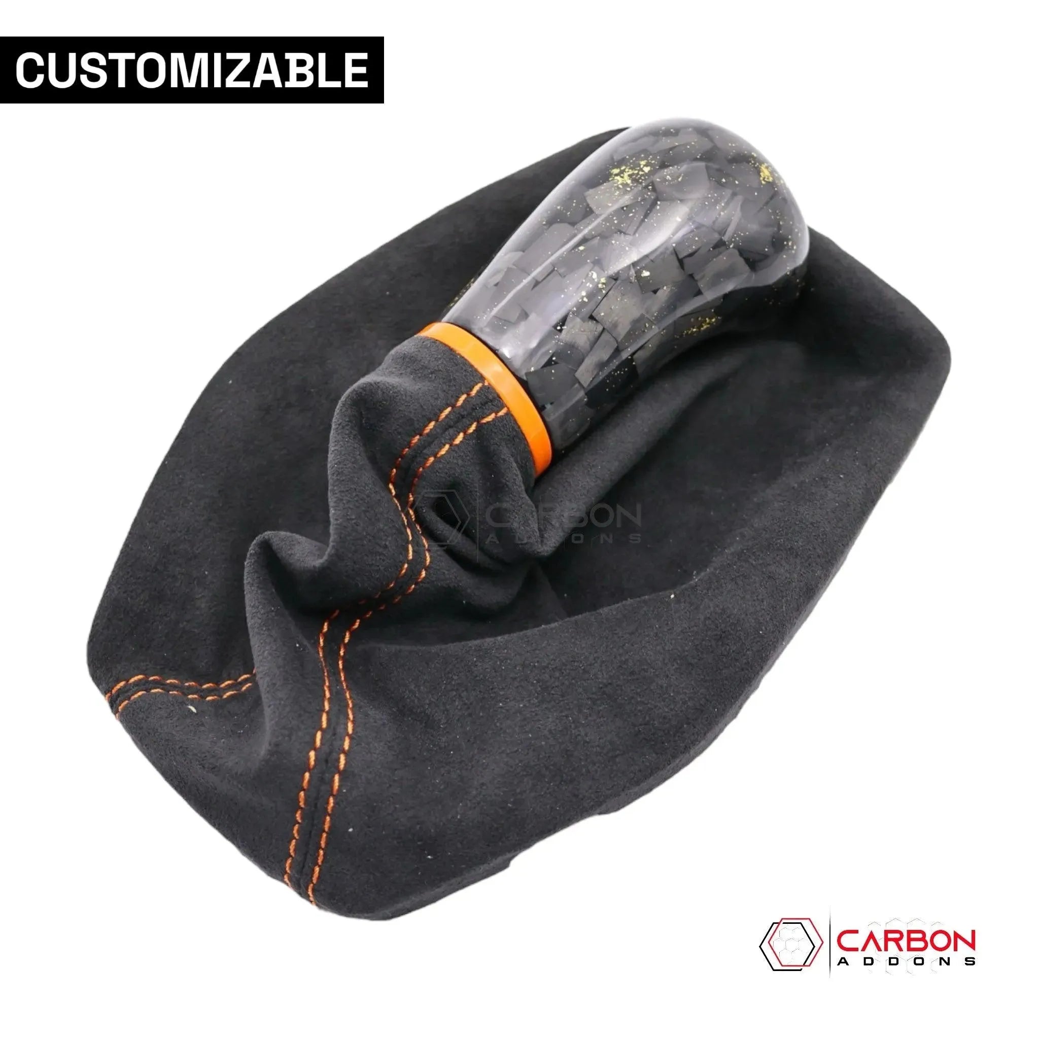 2016-2024 Chevy Camaro Custom Carbon Fiber Manual Shift Knob - carbonaddons Carbon Fiber Parts, Accessories, Upgrades, Mods