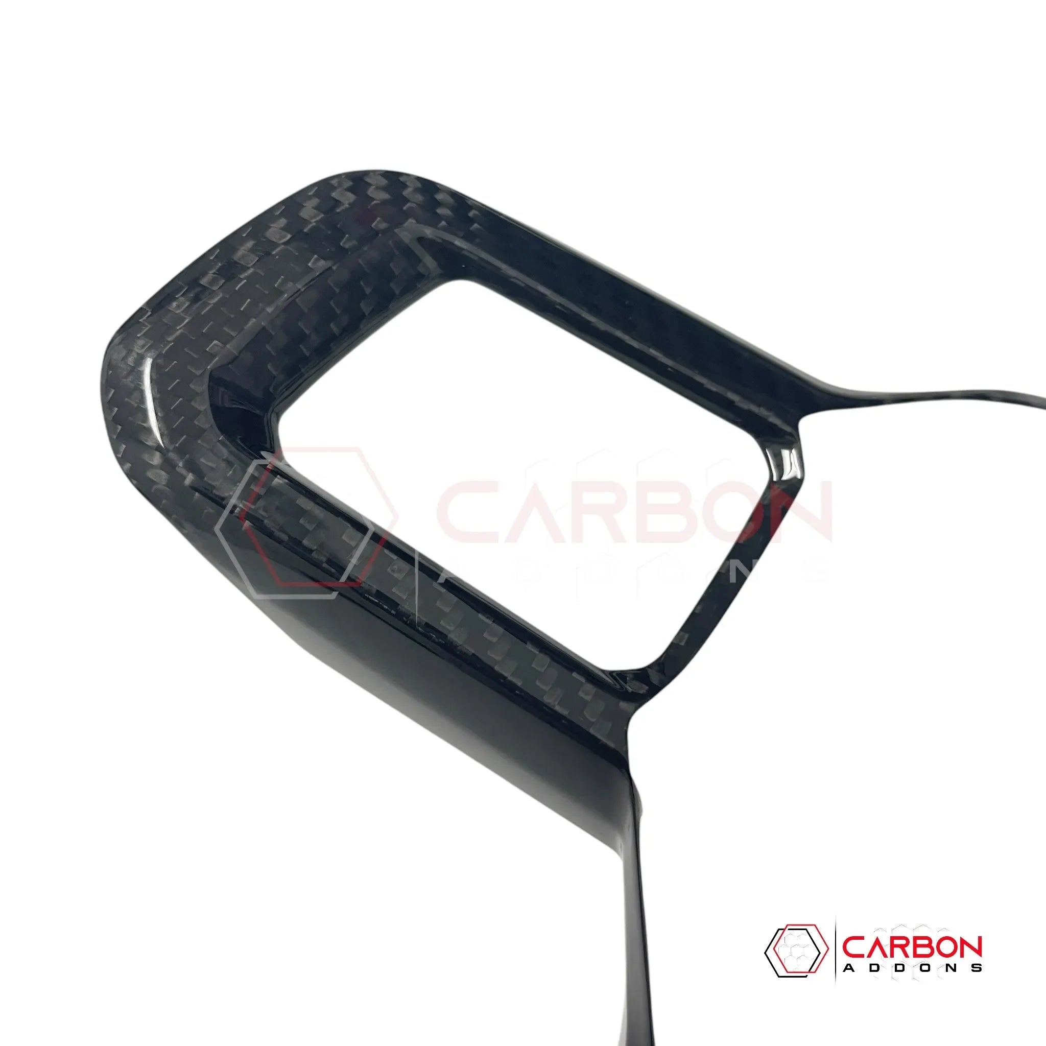 Real Carbon Fiber Steering Wheel Trim Covers for 2024+ Ford Mustang