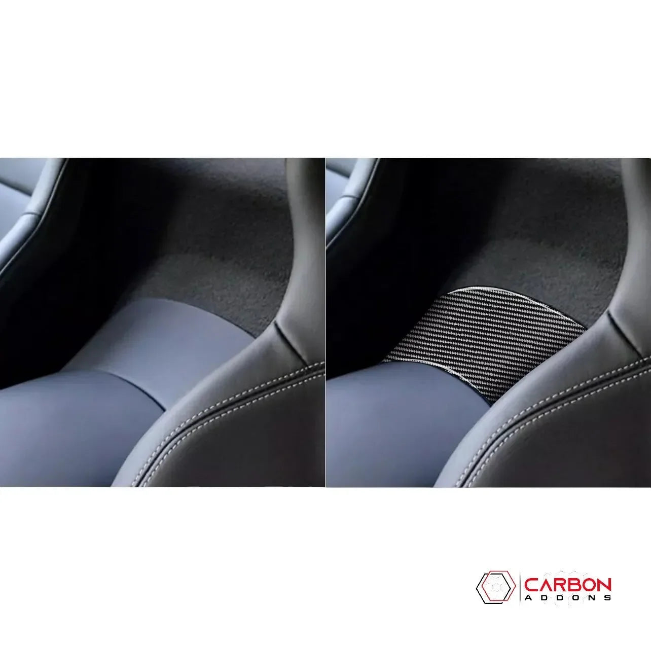 C7 Corvette 2014-2019 Rear Center Console Carbon Fiber Overlay