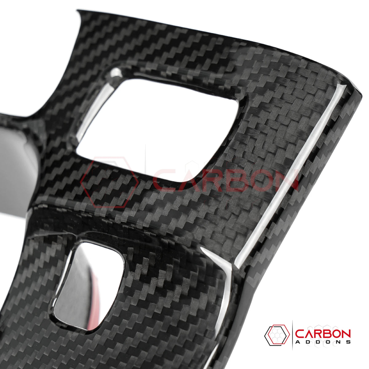 2005–2013 C6 Corvette Real Carbon Fiber Gauge Cluster & Dash Vent Trim Covers – Coupe Only (2pcs)