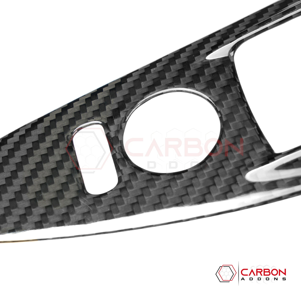 2005–2013 C6 Corvette Real Carbon Fiber Door Window Switch Trim Covers
