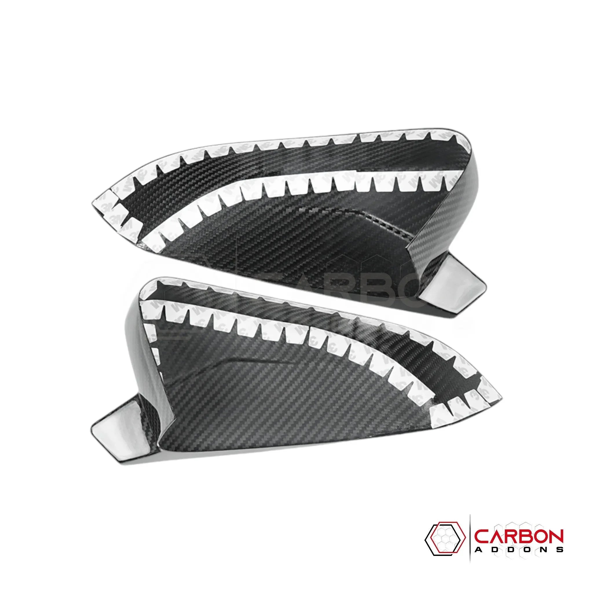 Real Carbon Fiber Mirror Cap Covers For S197 Mustang 2010-2014