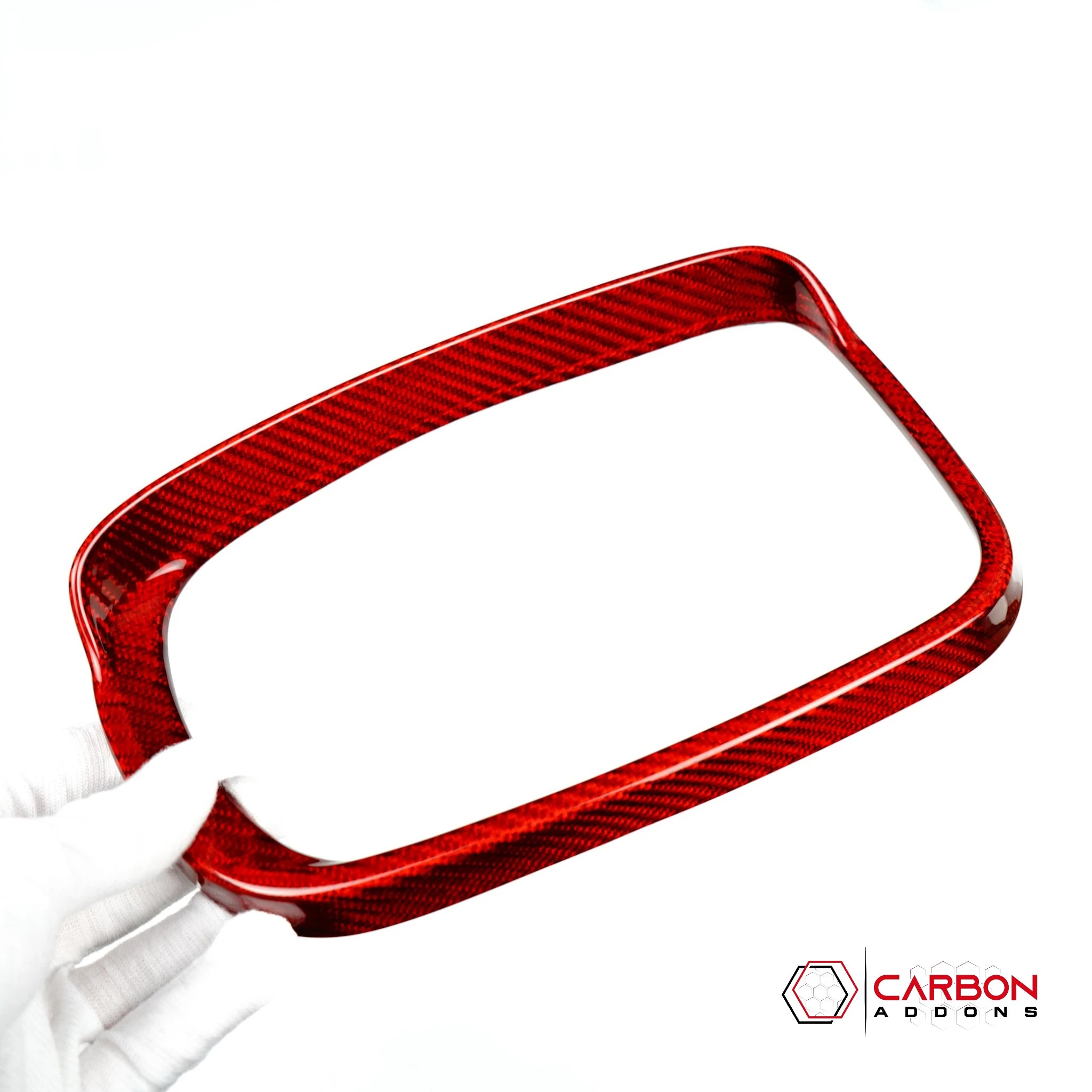 2011–2024 Dodge Charger / Chrysler 300 Carbon Fiber Side Mirror Rain Visor Eyebrow Covers – Real Dry Carbon Fiber (2pcs)