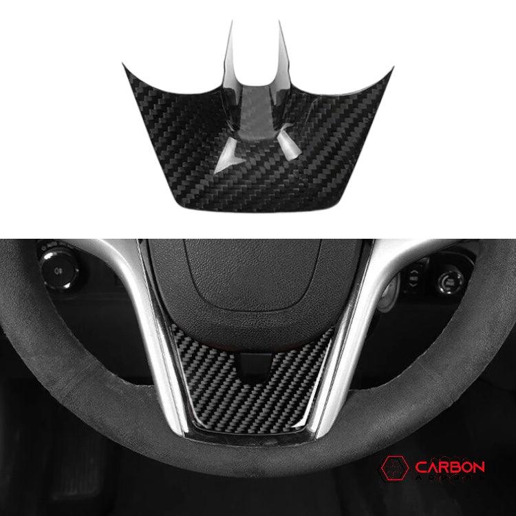 2012-2015 Chevy Camaro Carbon Fiber Lower Steering Wheel Trim Cover - carbonaddons Carbon Fiber Parts, Accessories, Upgrades, Mods