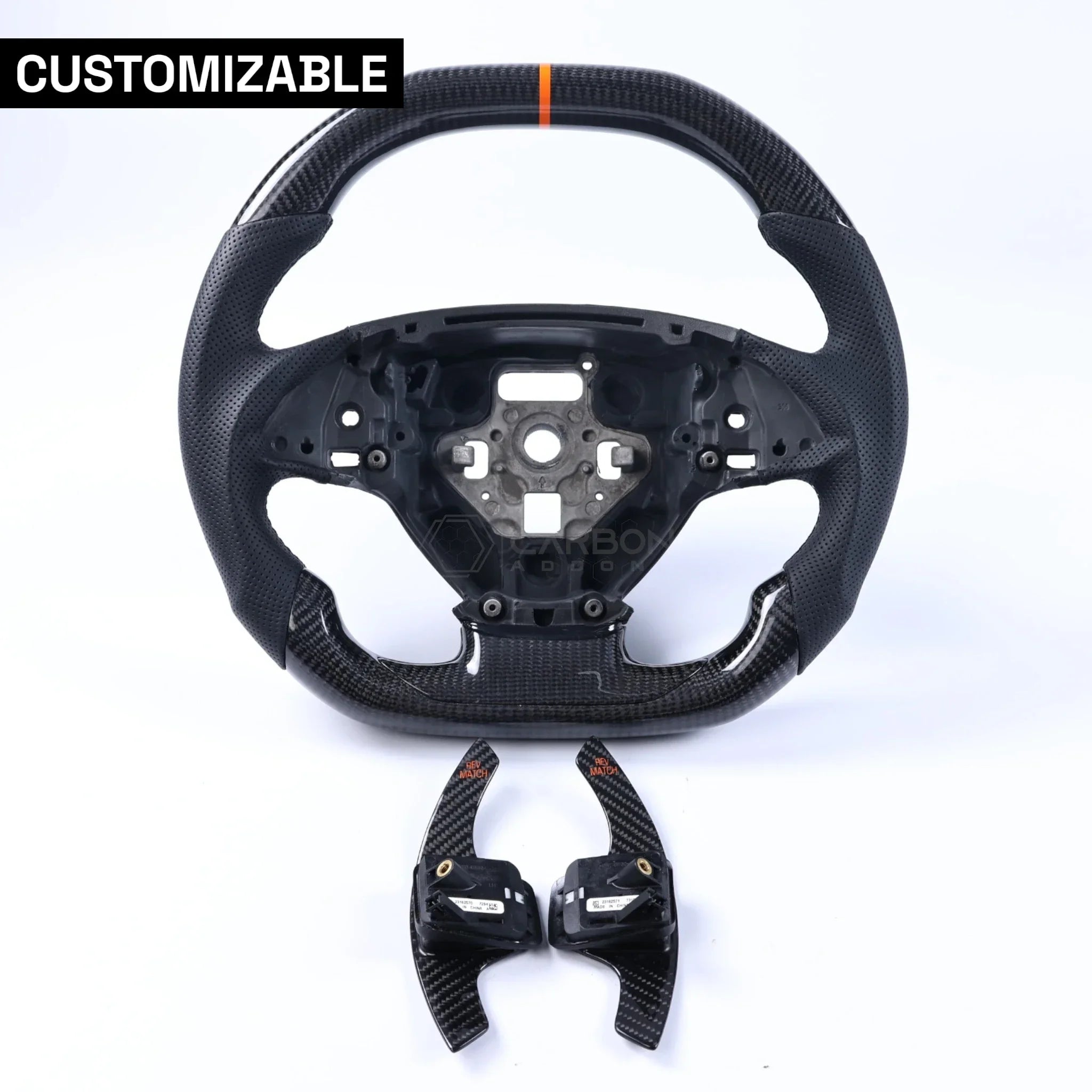 Custom Carbon Fiber Steering Wheel C7 Corvette Stingray/Z06/Grand Sport 2014-2019