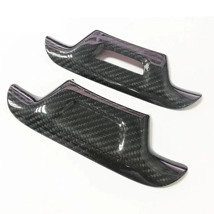 2016-2024 Camaro Carbon Fiber Lower Steering Wheel Emblem Trim Cover - carbonaddons Carbon Fiber Parts, Accessories, Upgrades, Mods