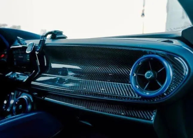 2016-2024 Camaro Carbon Fiber Passenger Dashboard Overlay - carbonaddons Carbon Fiber Parts, Accessories, Upgrades, Mods