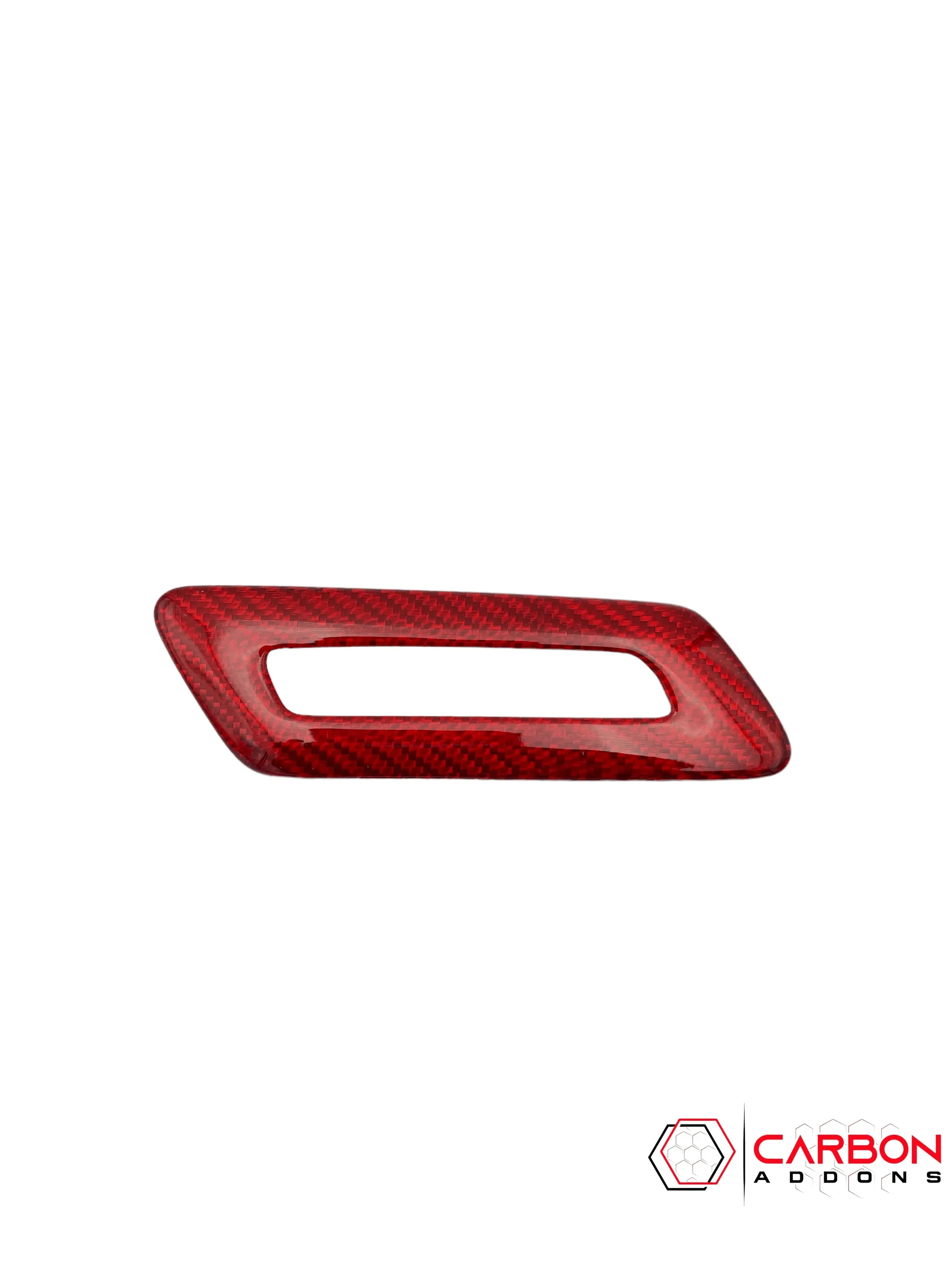 2016-2024 Camaro Real Carbon Fiber Memory Seat Button Trim Cover - carbonaddons Carbon Fiber Parts, Accessories, Upgrades, Mods