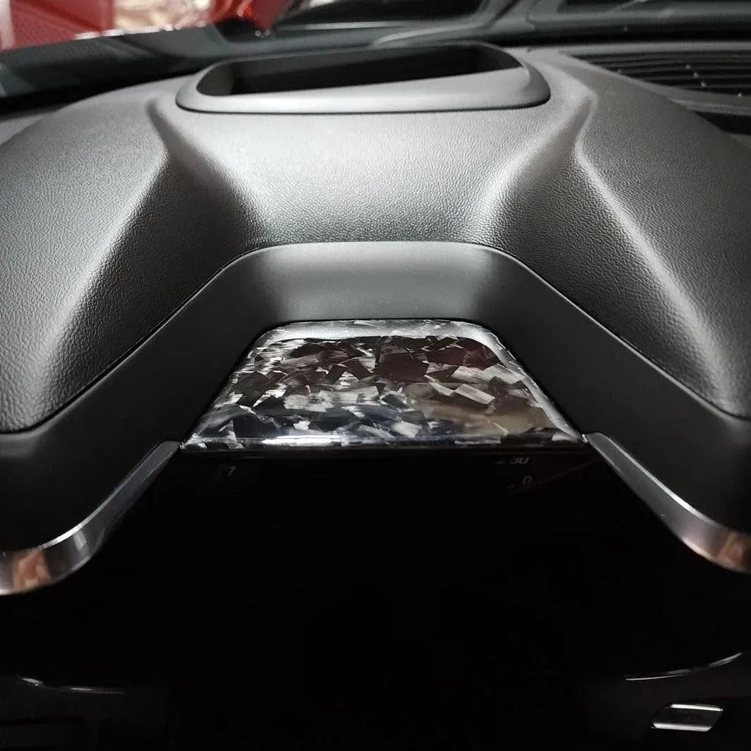 2016-2024 Camaro Real Carbon Fiber Overlay for Gauge Cluster Cover - carbonaddons Carbon Fiber Parts, Accessories, Upgrades, Mods