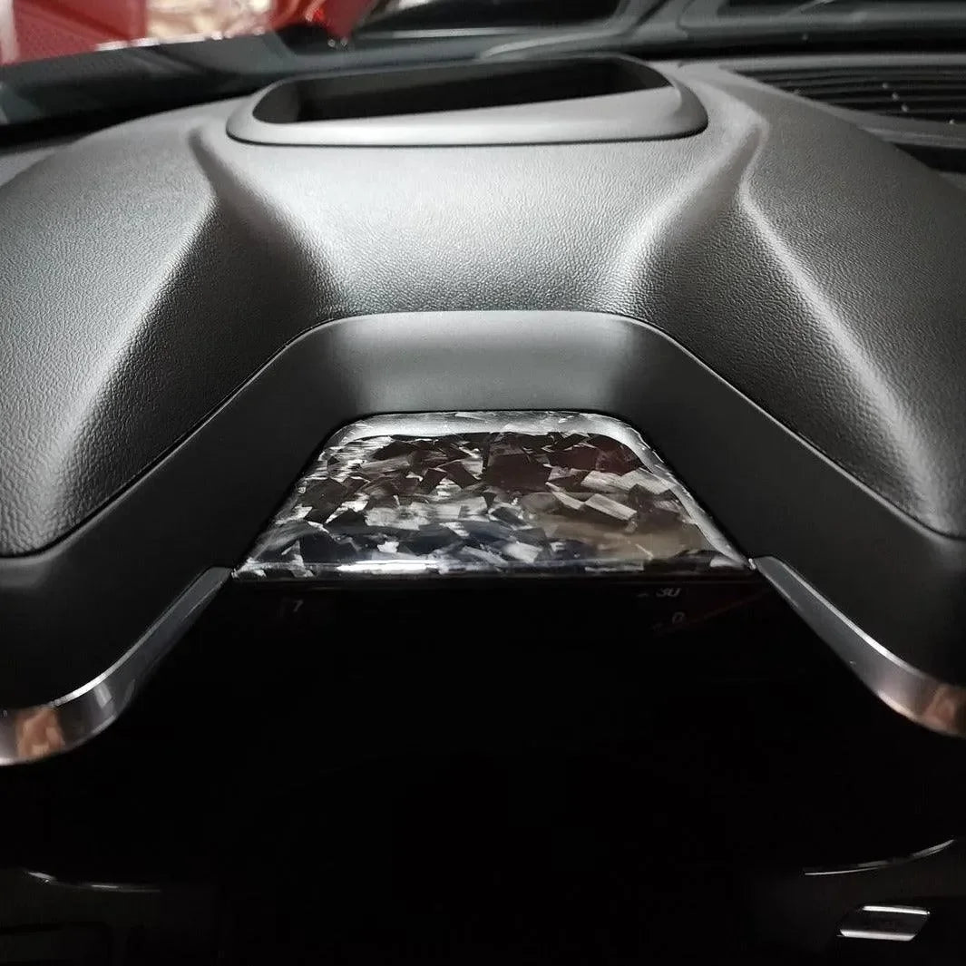 2016-2024 Camaro Real Carbon Fiber Overlay for Gauge Cluster Cover - carbonaddons Carbon Fiber Parts, Accessories, Upgrades, Mods