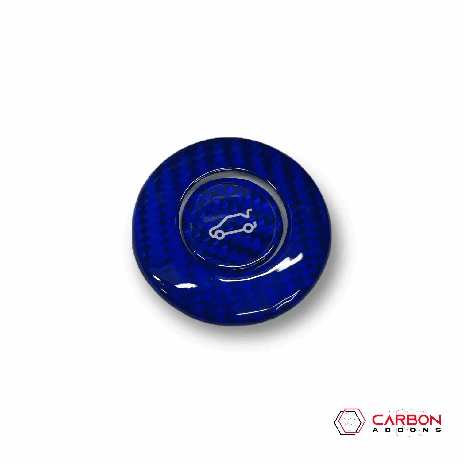 2016-2024 Camaros Carbon Fiber Trunk Release Button Cover - carbonaddons Carbon Fiber Parts, Accessories, Upgrades, Mods
