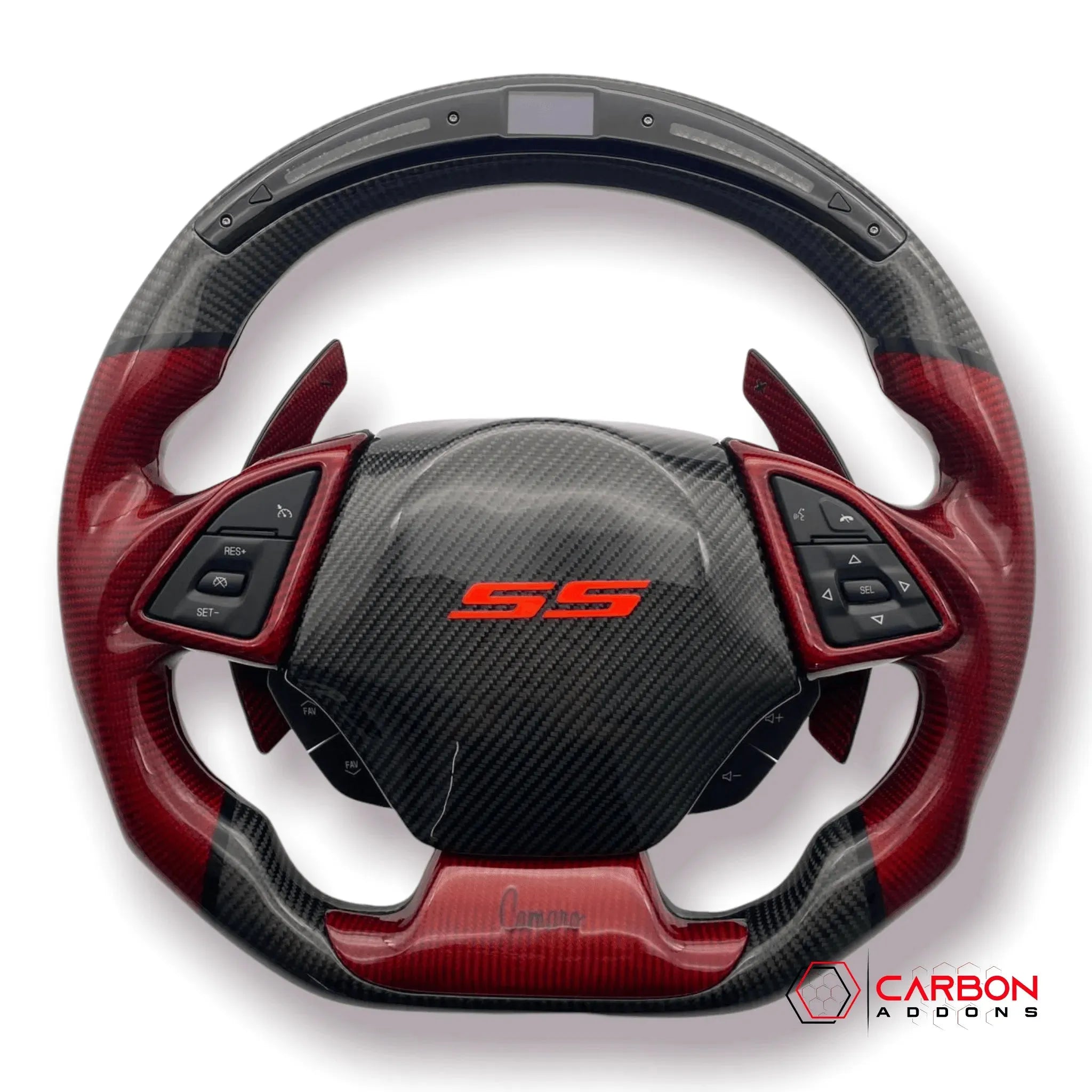 2016-2024 Chevy Camaro Custom Airbag Housing Cover - carbonaddons Carbon Fiber Parts, Accessories, Upgrades, Mods