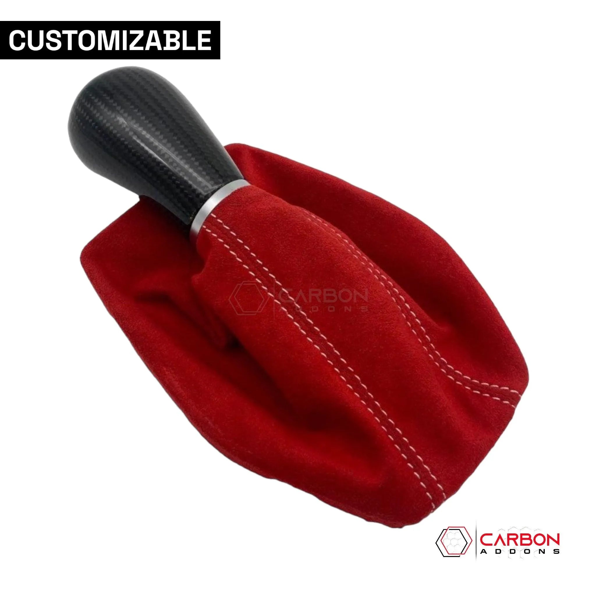 2016-2024 Chevy Camaro Custom Carbon Fiber Manual Shift Knob - carbonaddons Carbon Fiber Parts, Accessories, Upgrades, Mods