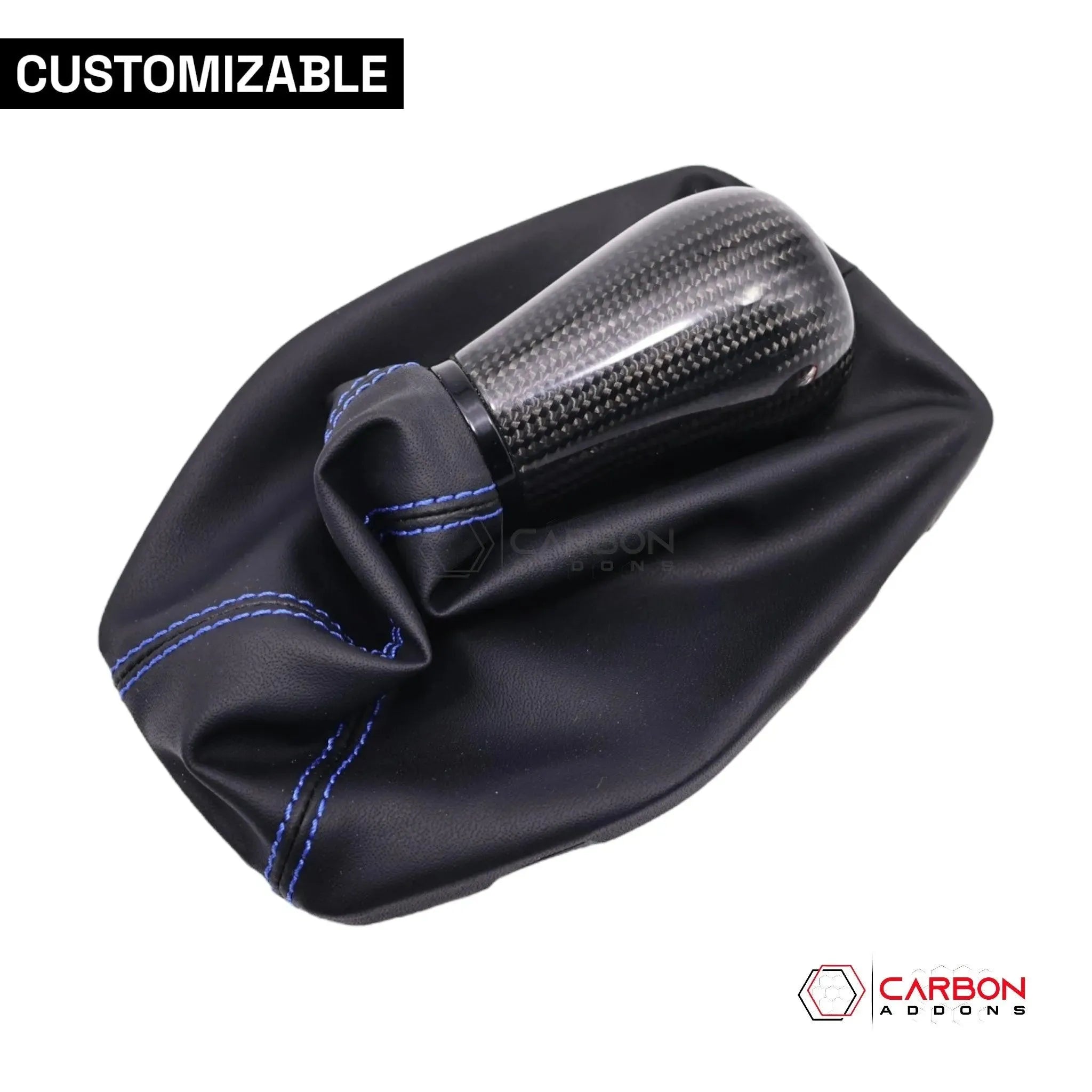 2016-2024 Chevy Camaro Custom Carbon Fiber Manual Shift Knob - carbonaddons Carbon Fiber Parts, Accessories, Upgrades, Mods