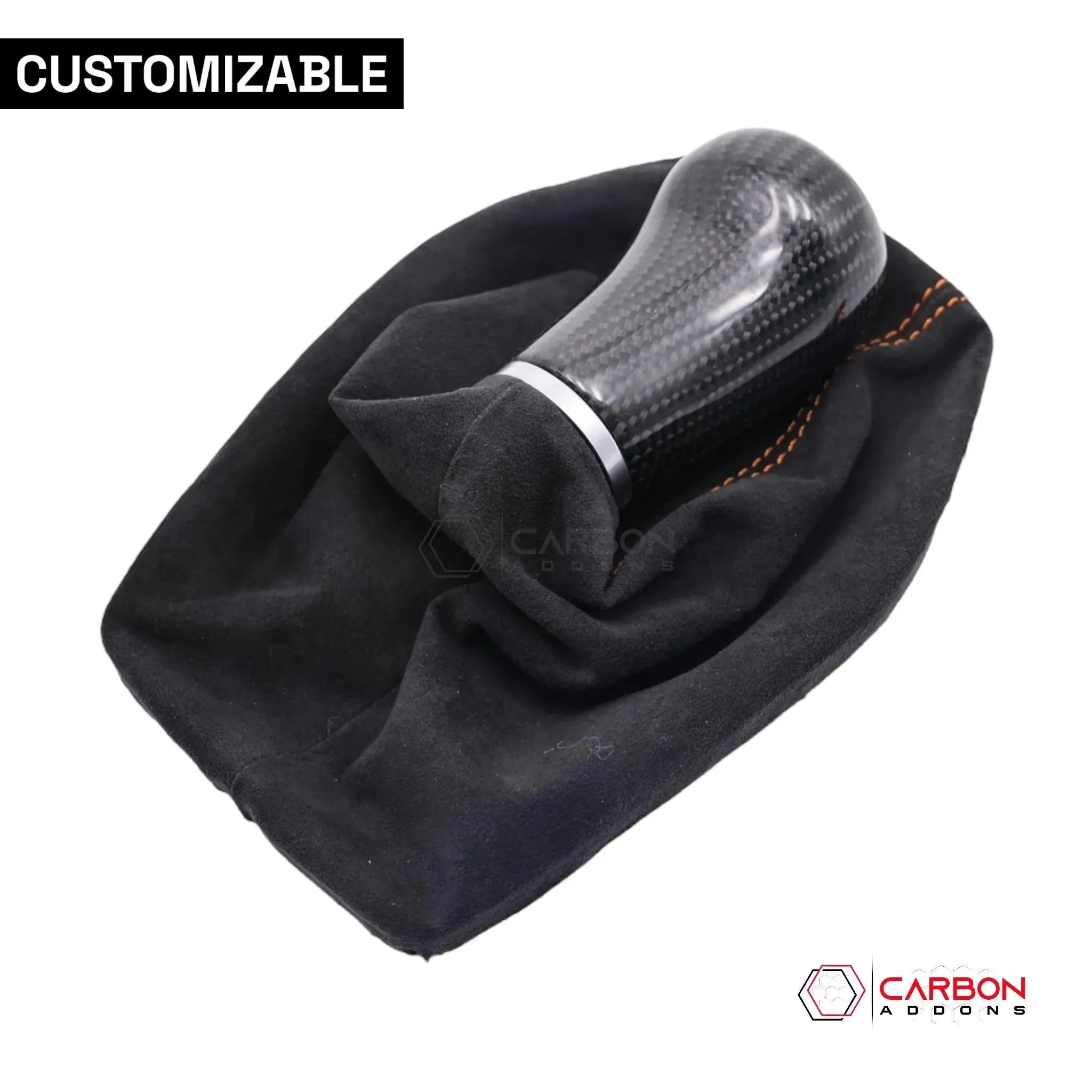 2016-2024 Chevy Camaro Custom Carbon Fiber Manual Shift Knob - carbonaddons Carbon Fiber Parts, Accessories, Upgrades, Mods