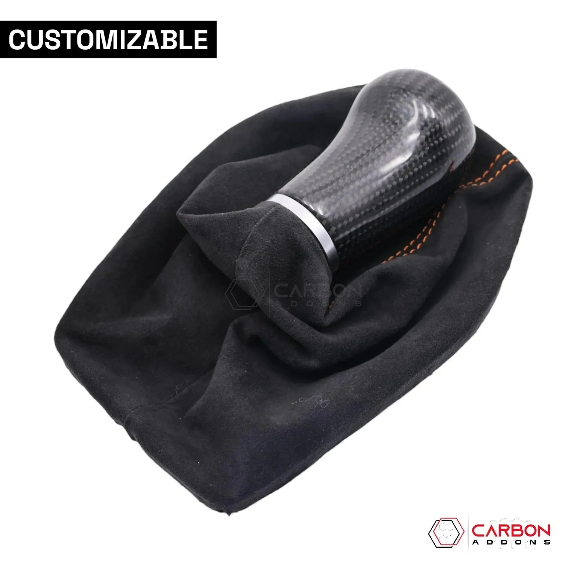 2016-2024 Chevy Camaro Custom Carbon Fiber Manual Shift Knob - carbonaddons Carbon Fiber Parts, Accessories, Upgrades, Mods
