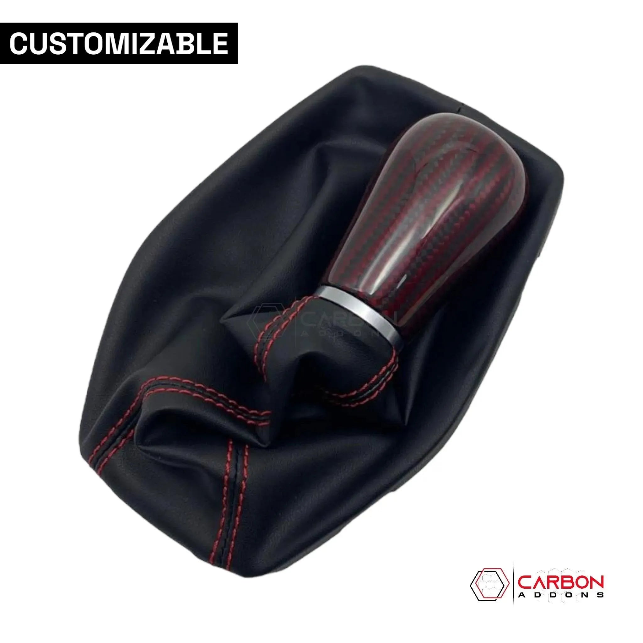 2016-2024 Chevy Camaro Custom Carbon Fiber Manual Shift Knob - carbonaddons Carbon Fiber Parts, Accessories, Upgrades, Mods
