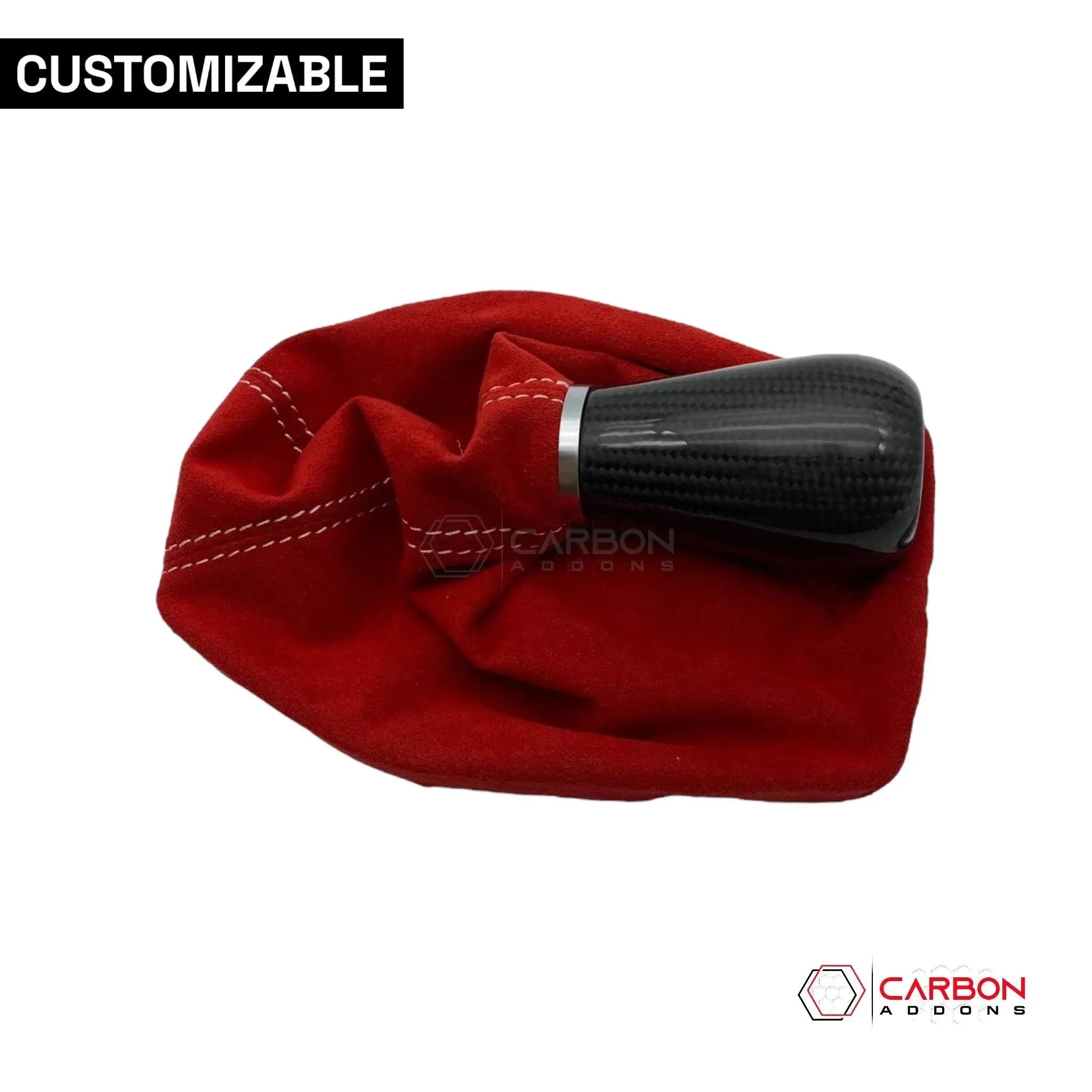 2016-2024 Chevy Camaro Custom Carbon Fiber Manual Shift Knob - carbonaddons Carbon Fiber Parts, Accessories, Upgrades, Mods