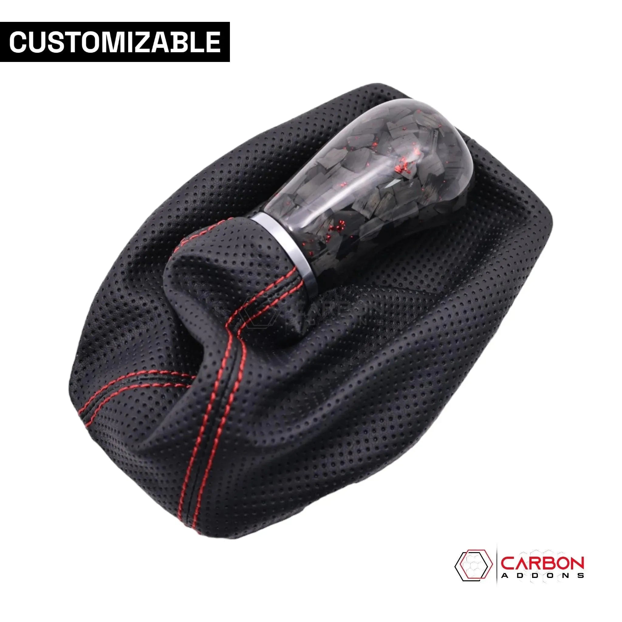 2016-2024 Chevy Camaro Custom Carbon Fiber Manual Shift Knob - carbonaddons Carbon Fiber Parts, Accessories, Upgrades, Mods