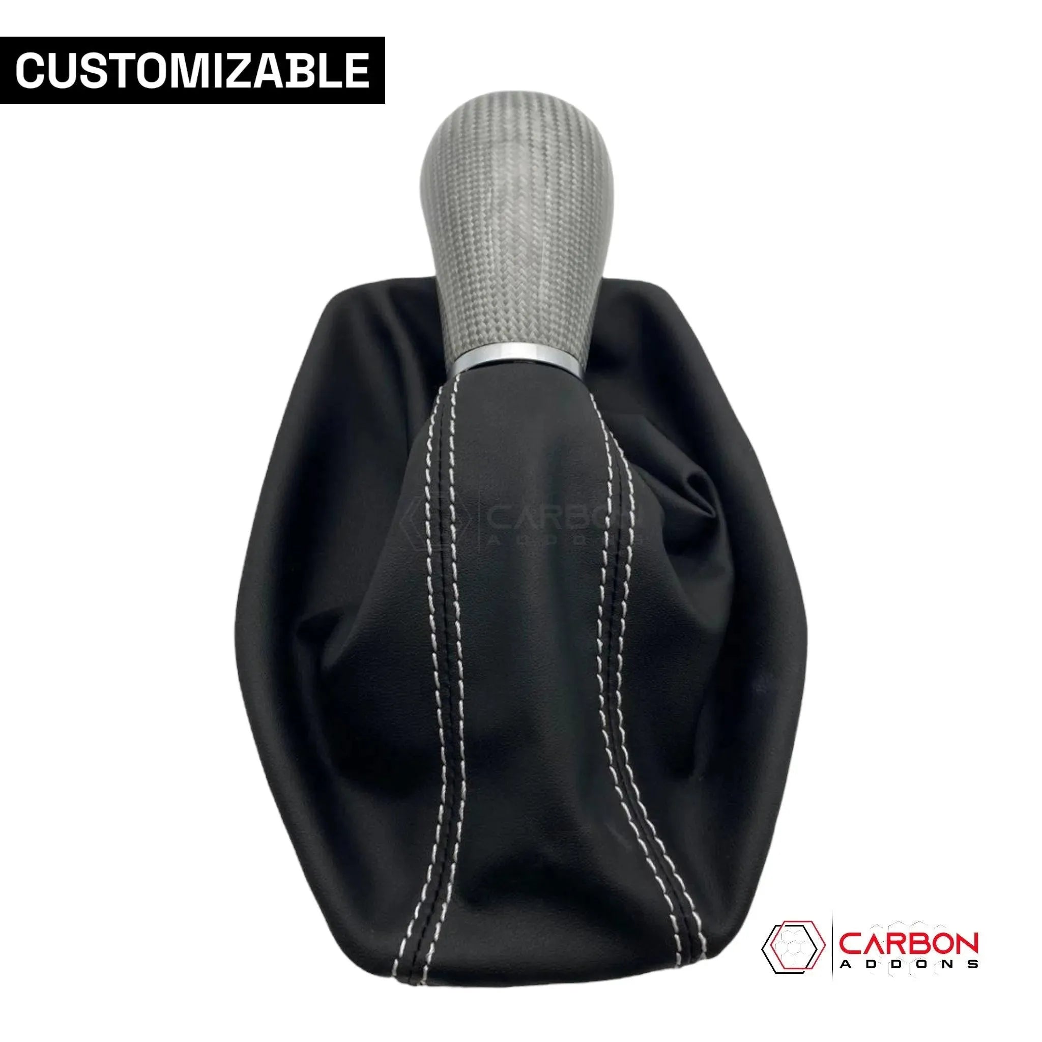 2016-2024 Chevy Camaro Custom Carbon Fiber Manual Shift Knob - carbonaddons Carbon Fiber Parts, Accessories, Upgrades, Mods