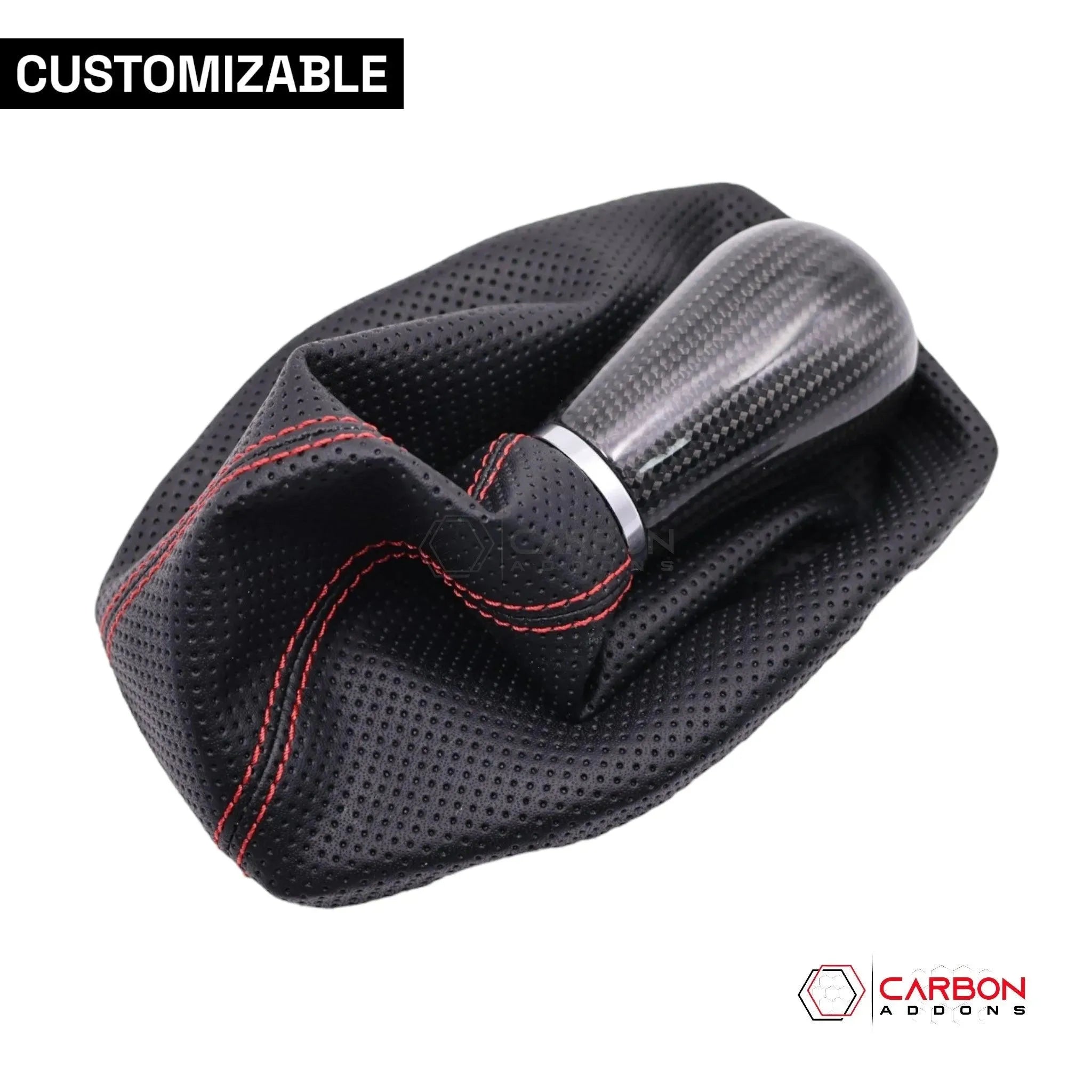 2016-2024 Chevy Camaro Custom Carbon Fiber Manual Shift Knob - carbonaddons Carbon Fiber Parts, Accessories, Upgrades, Mods