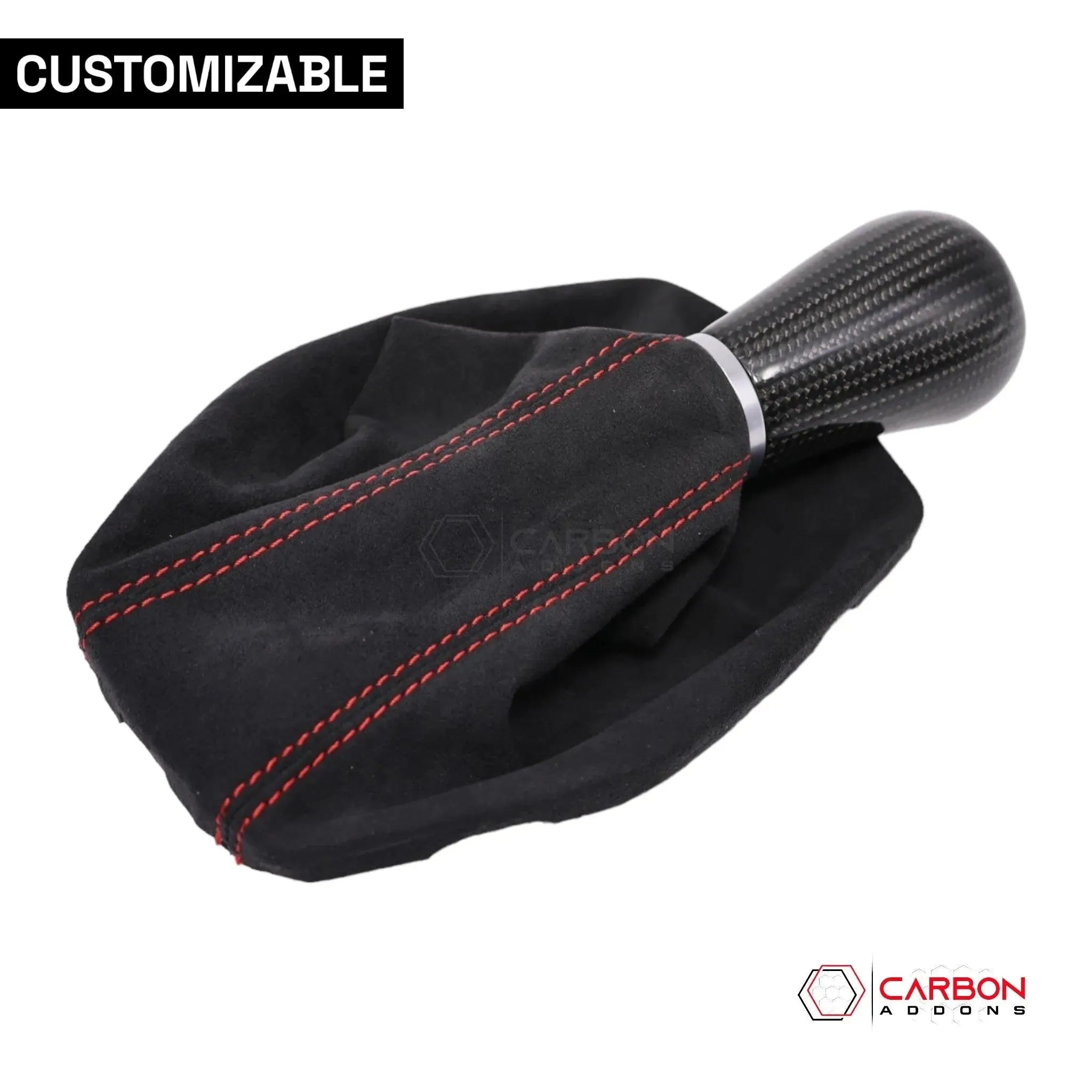 2016-2024 Chevy Camaro Custom Carbon Fiber Manual Shift Knob - carbonaddons Carbon Fiber Parts, Accessories, Upgrades, Mods