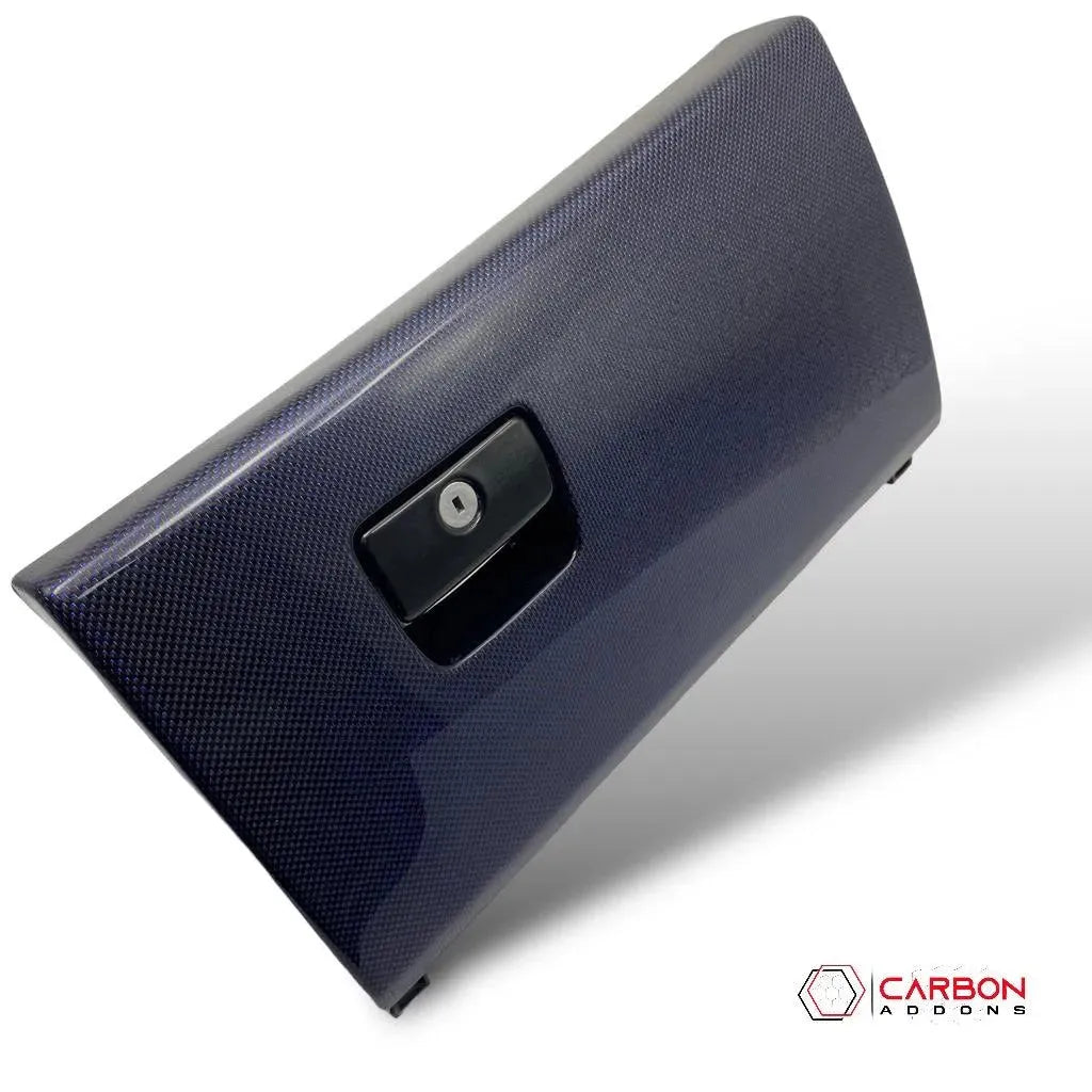 2016-2024 Chevy Camaro Customizable Carbon Fiber Glove Box - carbonaddons Carbon Fiber Parts, Accessories, Upgrades, Mods