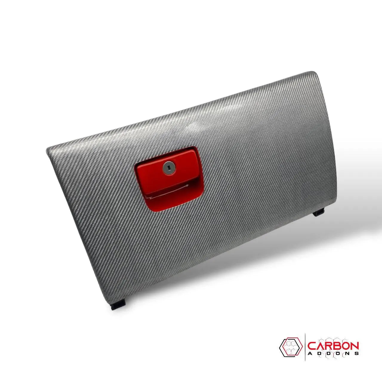 2016-2024 Chevy Camaro Customizable Carbon Fiber Glove Box - carbonaddons Carbon Fiber Parts, Accessories, Upgrades, Mods