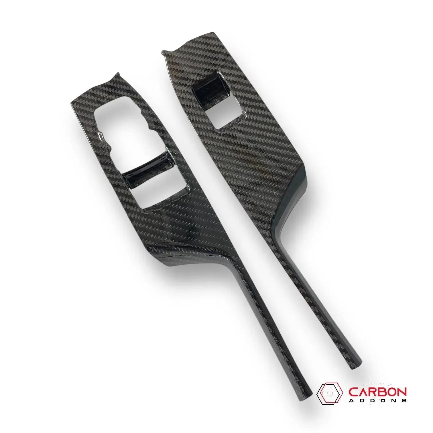 2016–2024 Camaro Real Carbon Fiber Window Switch Covers - carbonaddons Carbon Fiber Parts, Accessories, Upgrades, Mods