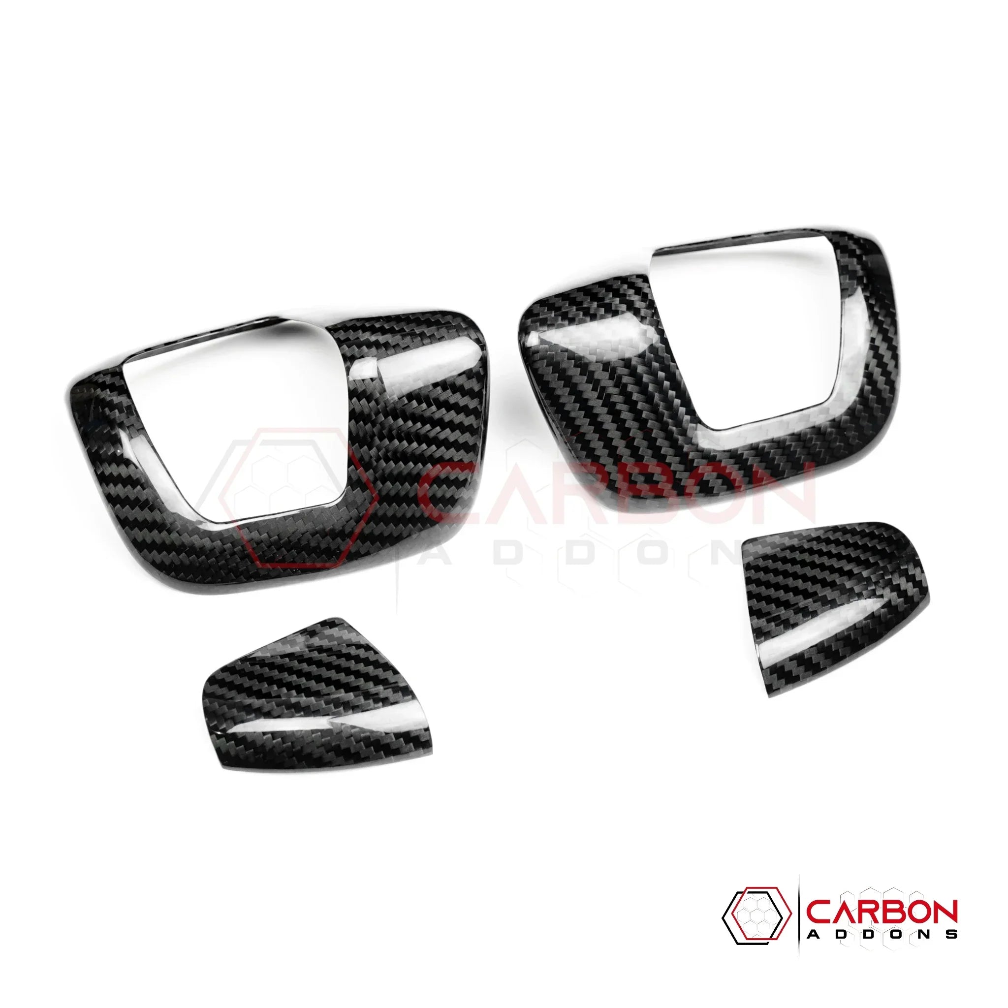 2016–2024 Chevrolet Camaro Real Carbon Fiber Seat Release Lever Trim & Handle Covers