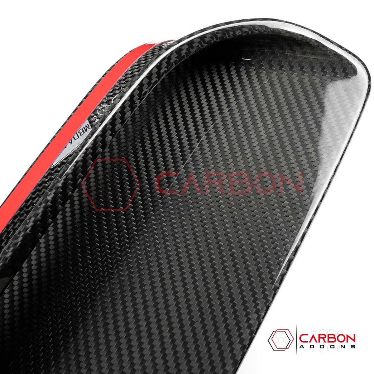 2019–2023 Dodge Challenger Hellcat Dual Hood Scoop Real Carbon Fiber Covers