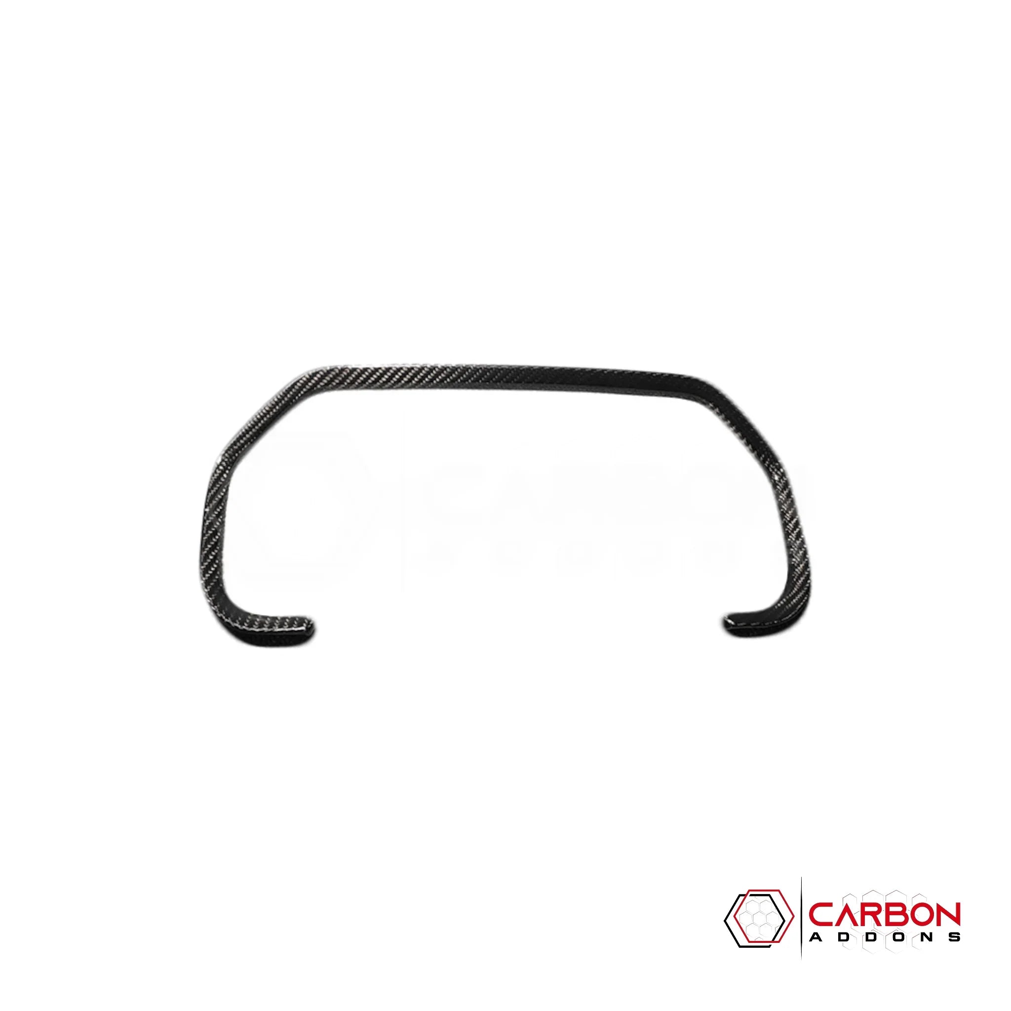 2021+ F150 Gauge Cluster Chrome Trim Delete Real Carbon Fiber Cover