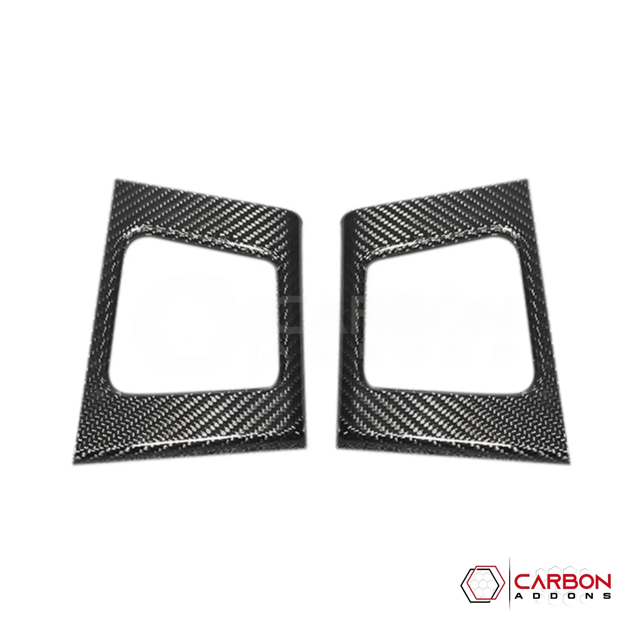 2021+ Ford F-150 Carbon Fiber Rear Door Storage Frame Cover
