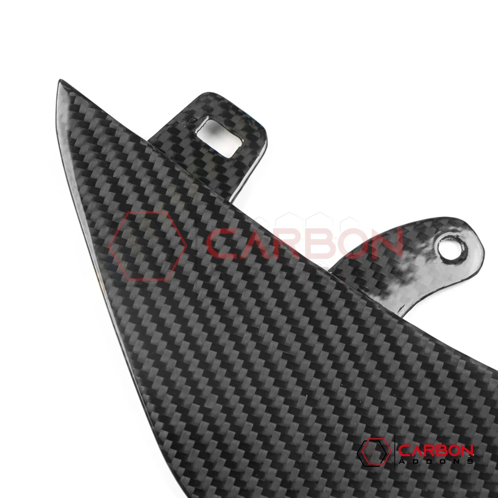 2023–2027 Corvette C8 Z06 & E-Ray Z07-Style Carbon Fiber Front Canards – Adhesive Mount (No Drilling Required)