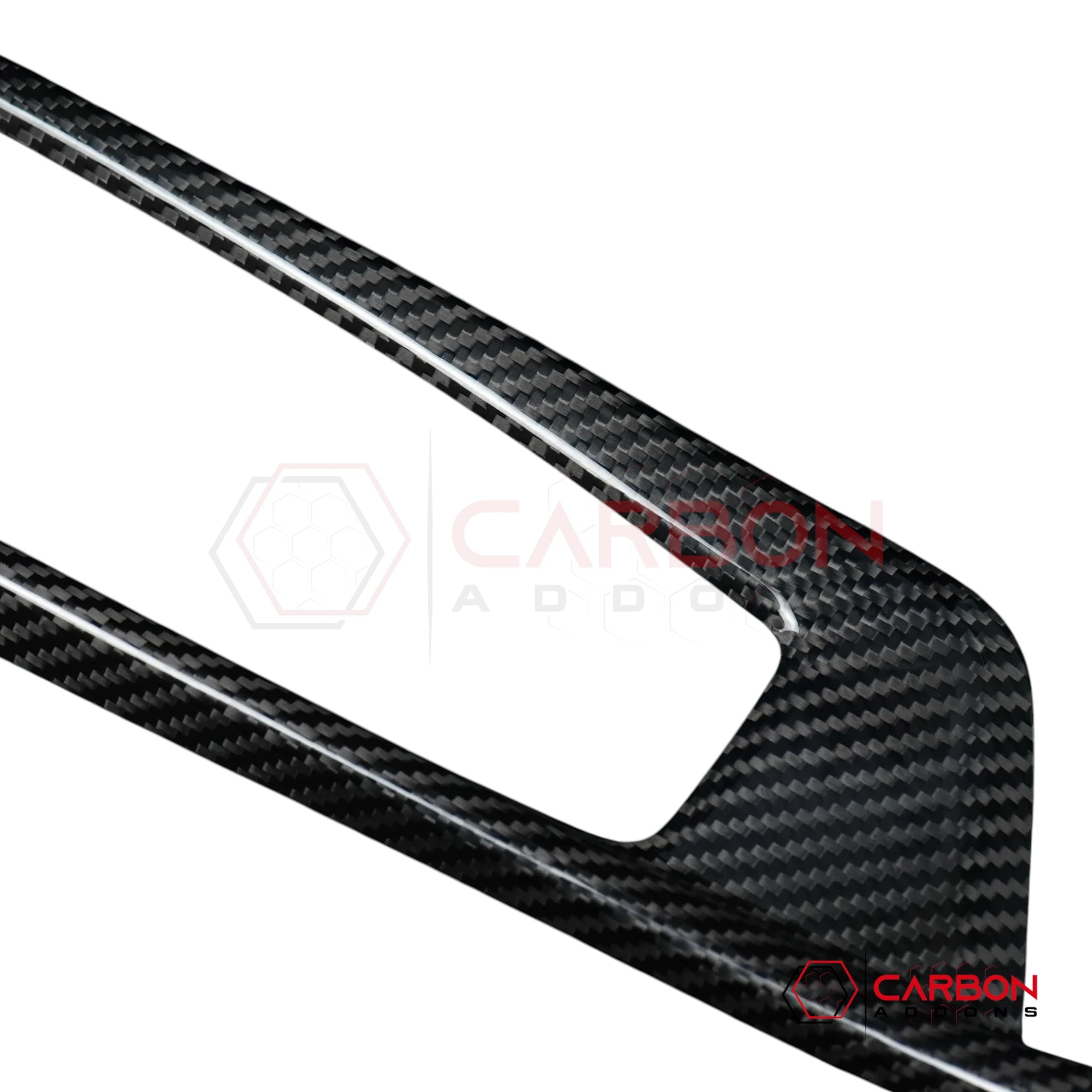 2024+ Dodge Charger Real Carbon Fiber Center Console Gear Shifter Trim Cover