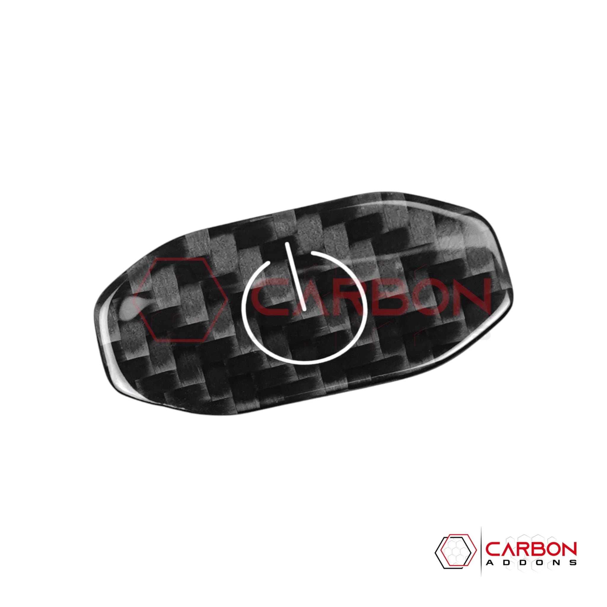 2024+ Dodge Charger Real Carbon Fiber Start Stop Button Cover