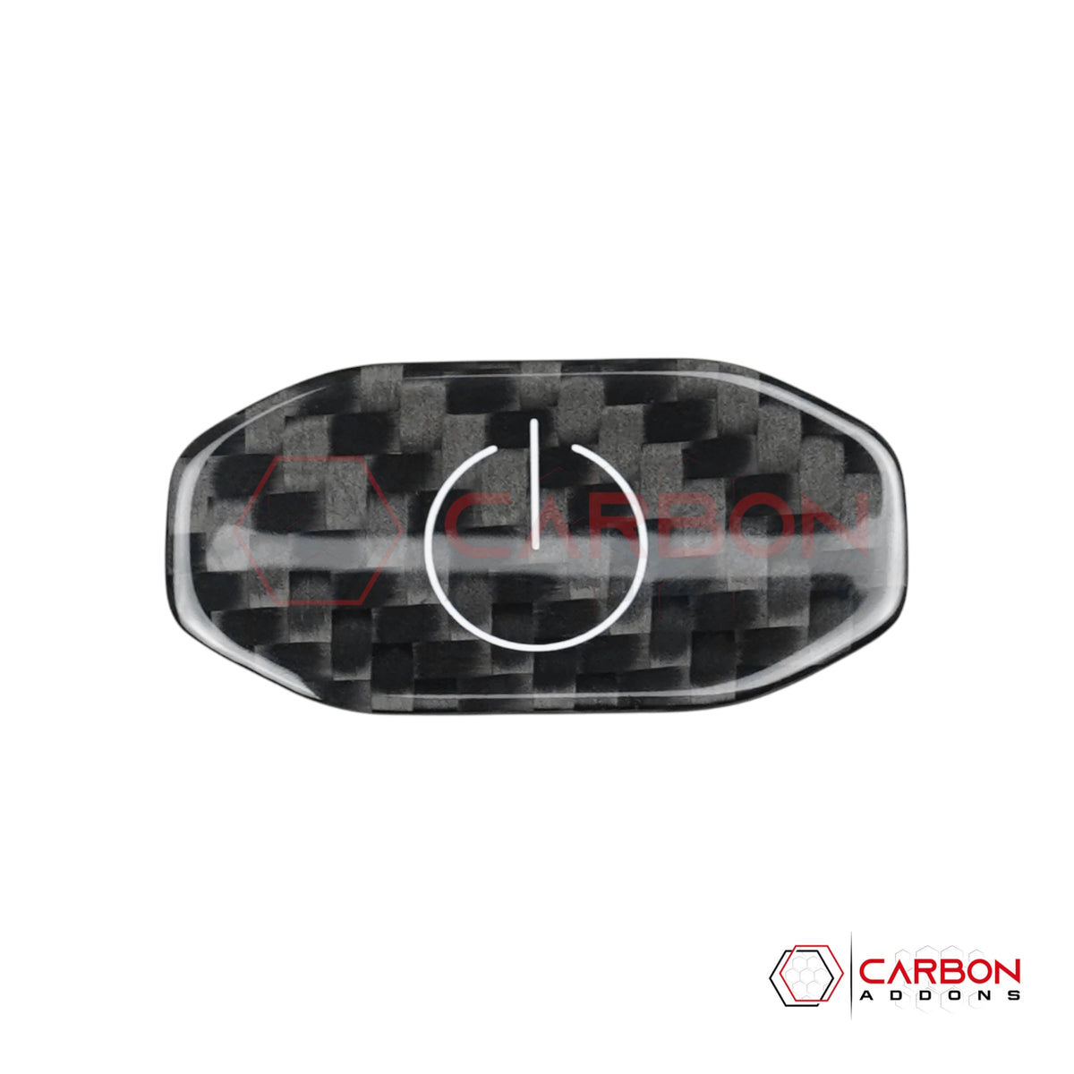 2024+ Dodge Charger Real Carbon Fiber Start Stop Button Cover