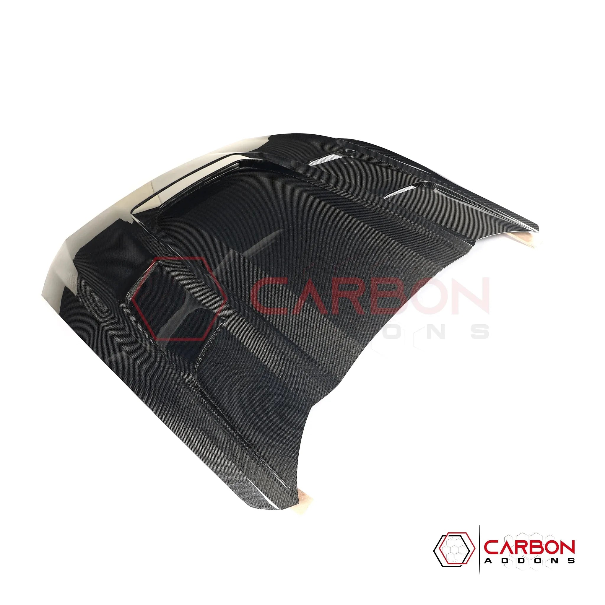 Real Carbon Fiber Vented Hood for 2024+ Ford Mustang GT