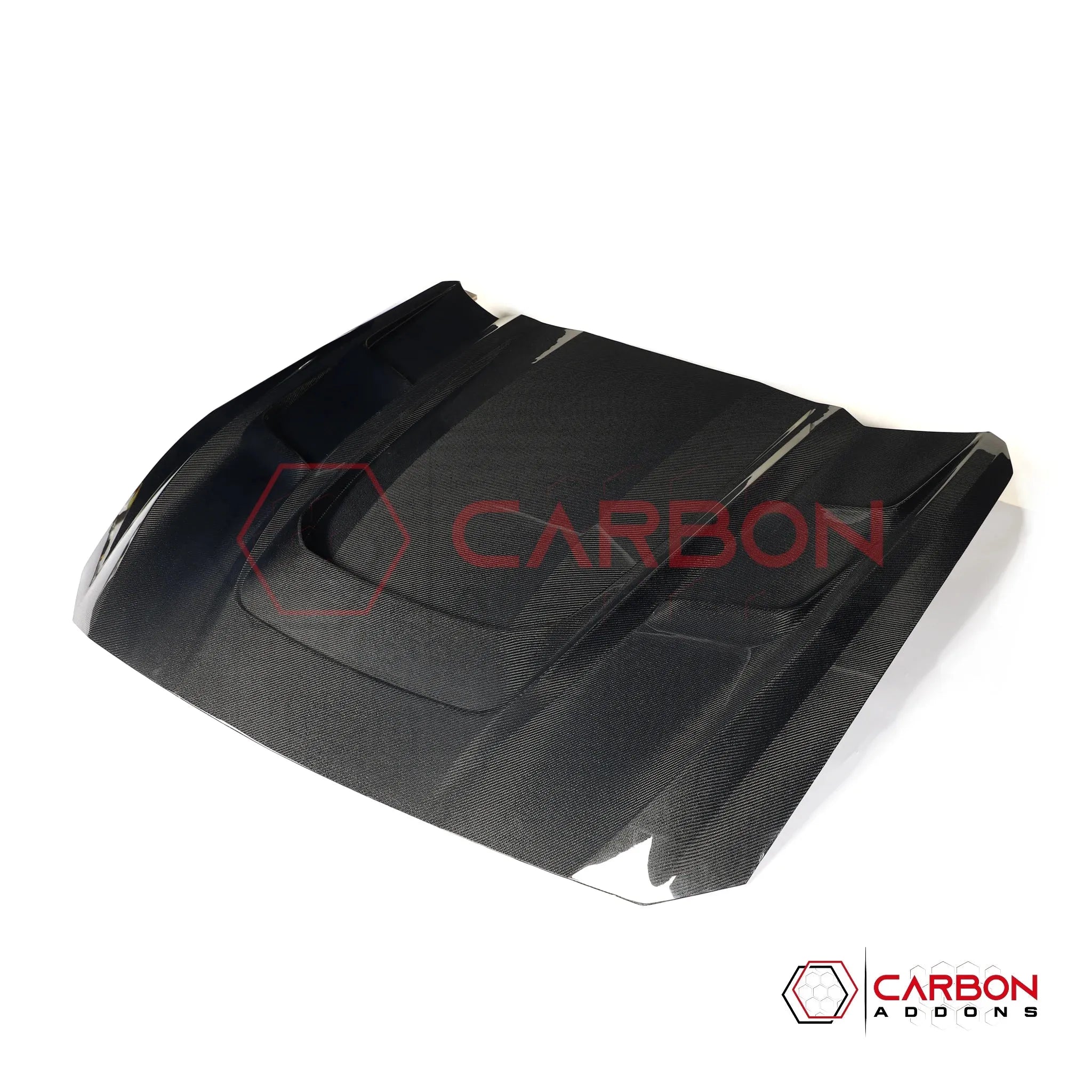 Real Carbon Fiber Vented Hood for 2024+ Ford Mustang GT