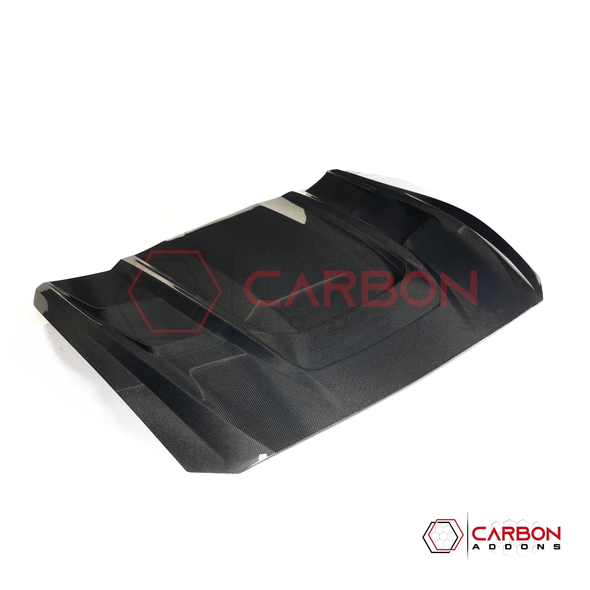 Real Carbon Fiber Vented Hood for 2024+ Ford Mustang GT