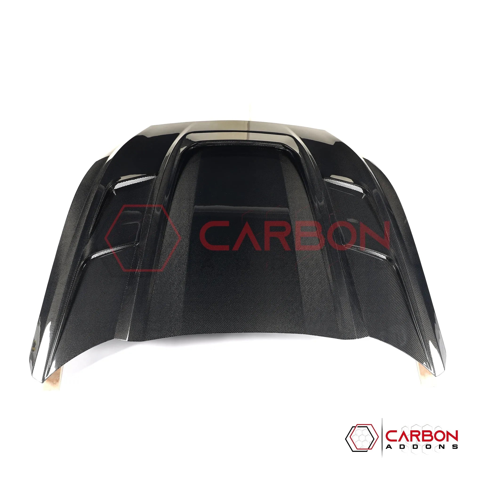 Real Carbon Fiber Vented Hood for 2024+ Ford Mustang GT