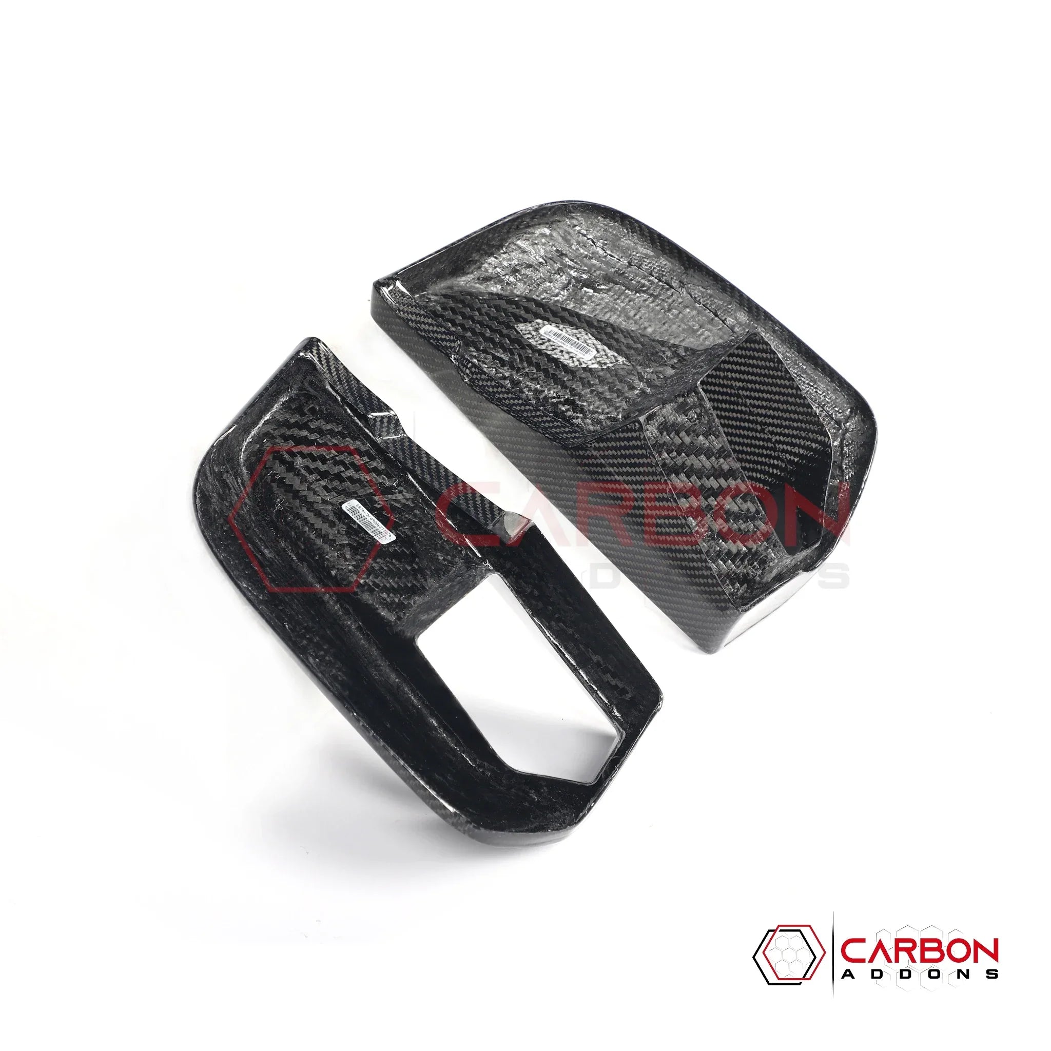 Real Carbon Fiber Front Bumper Side Vent Covers for 2024+ Ford Mustang GT (2-Piece Set)
