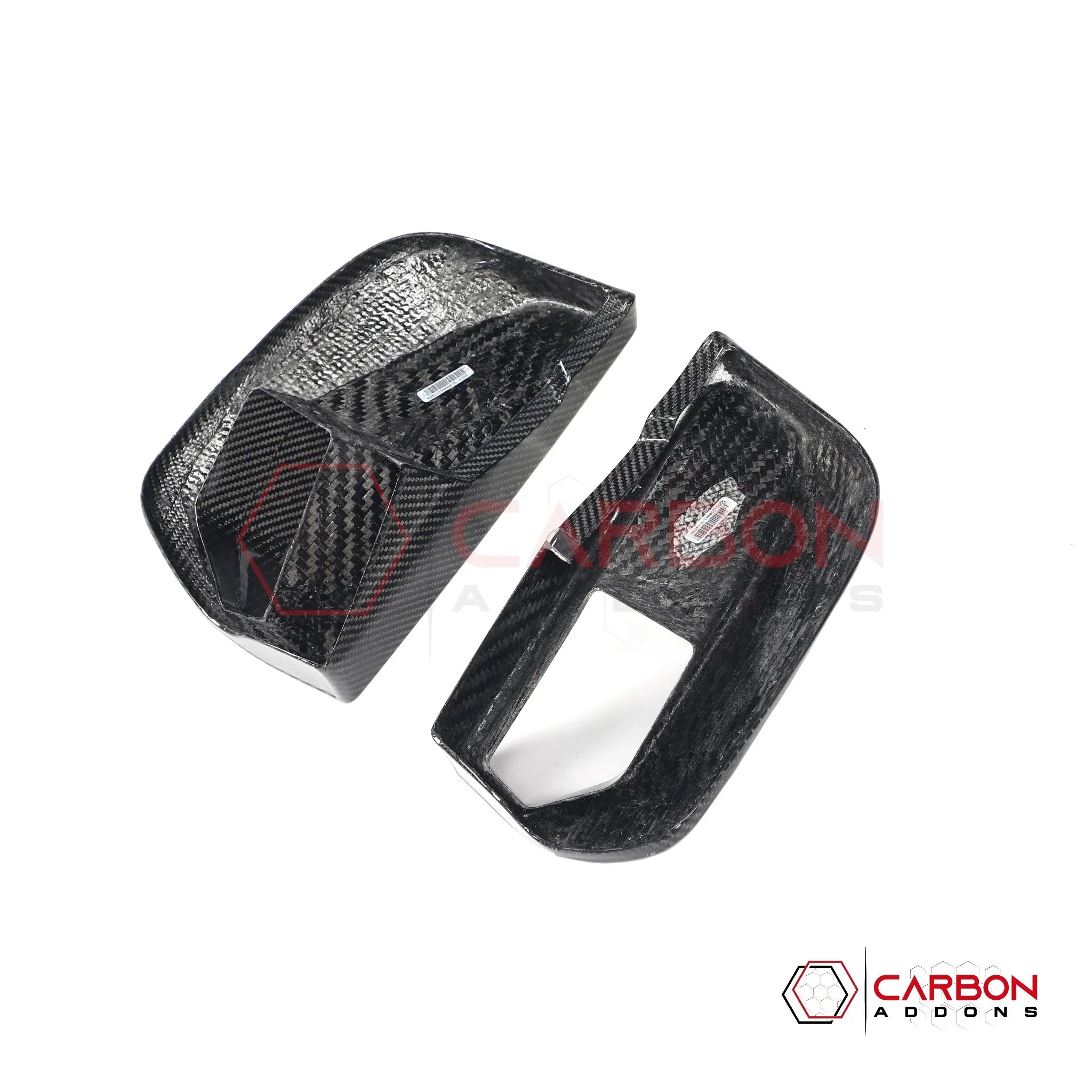Real Carbon Fiber Front Bumper Side Vent Covers for 2024+ Ford Mustang GT (2-Piece Set)