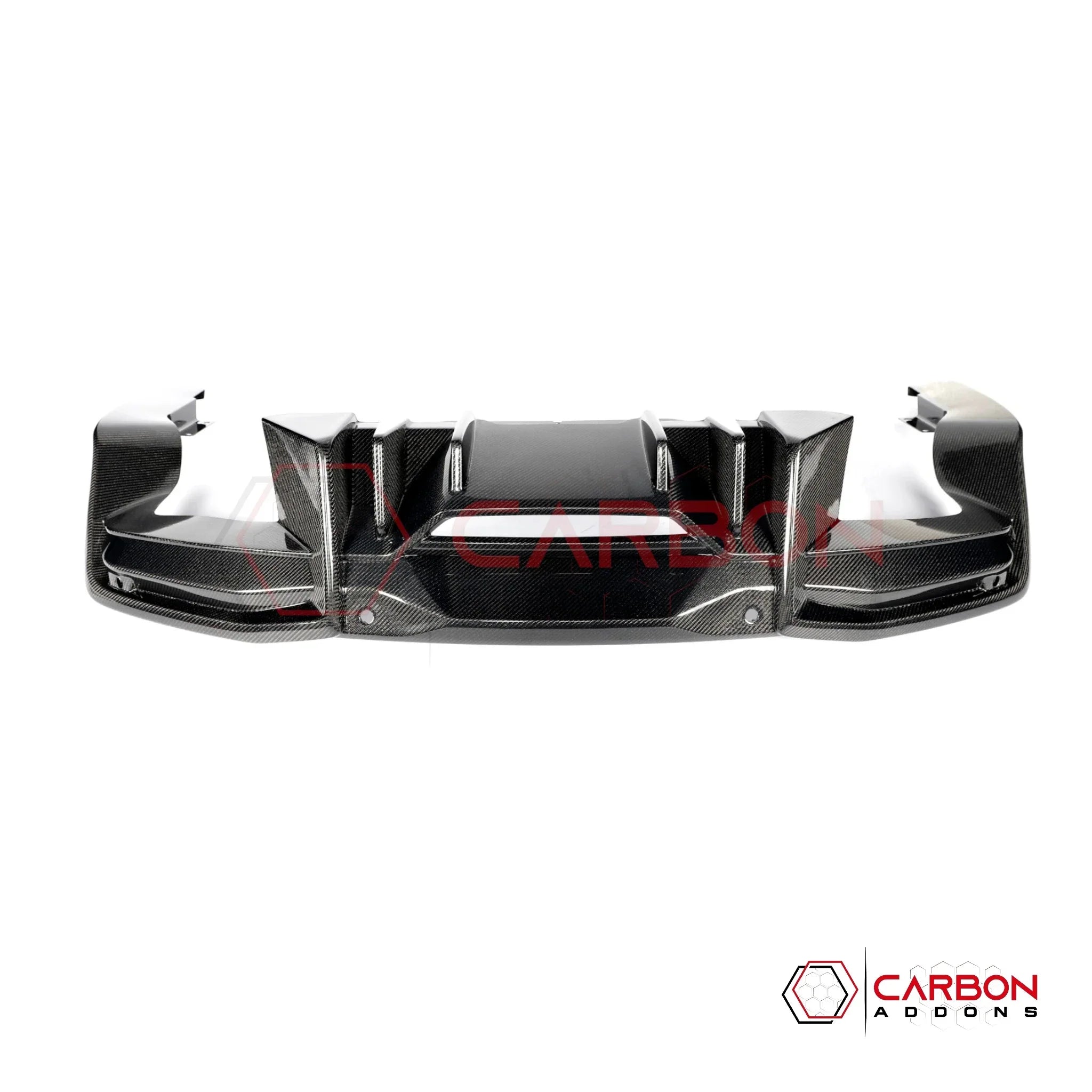Real Carbon Fiber Rear Diffuser for 2024+ Ford Mustang GT